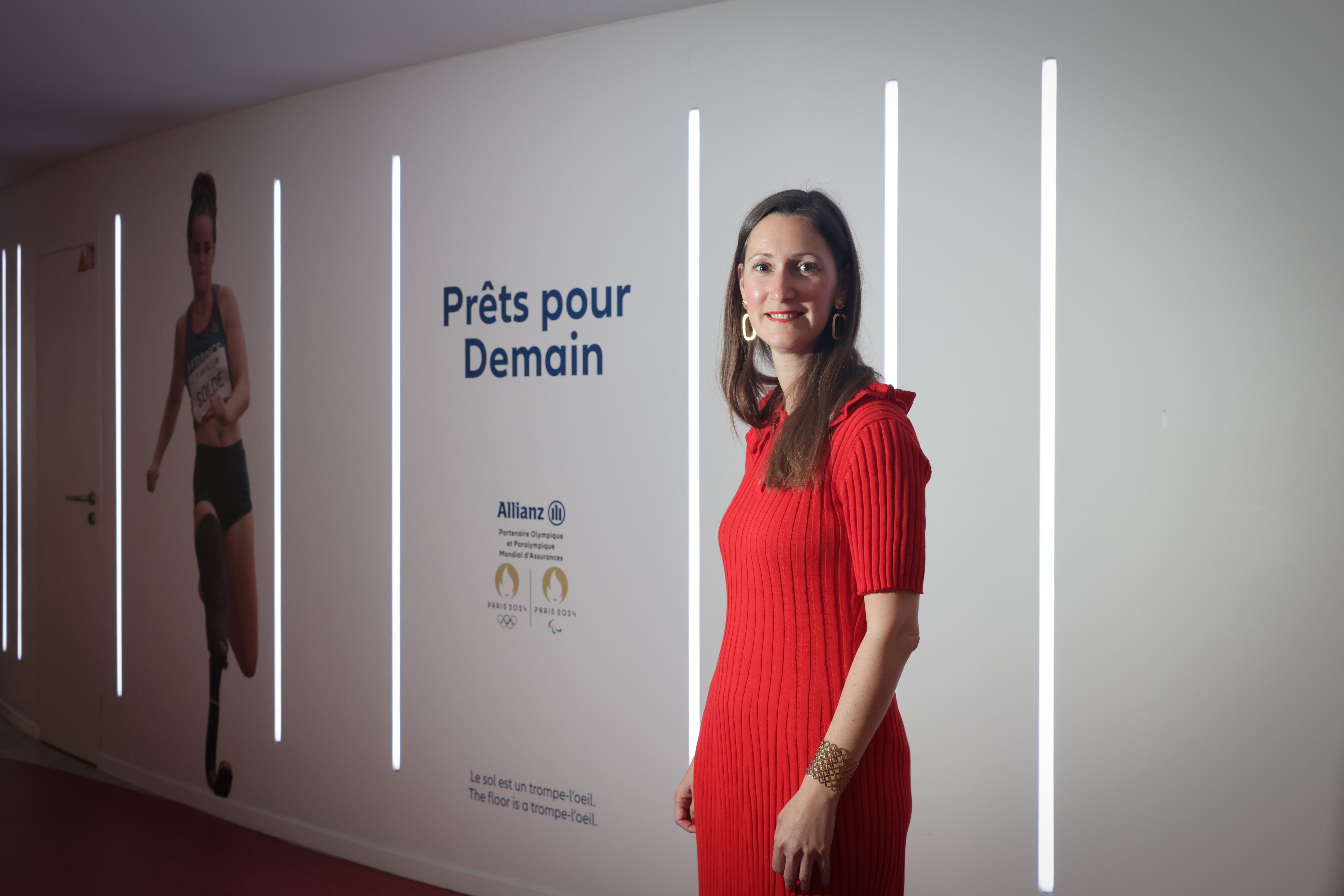 Pour Marie-Doha Besancenot, directrice marque, communication & RSE d’Allianz France, les Jeux seront aussi une opportunité de créer des opportunités commerciales. LP/Philippe de Poulpiquet