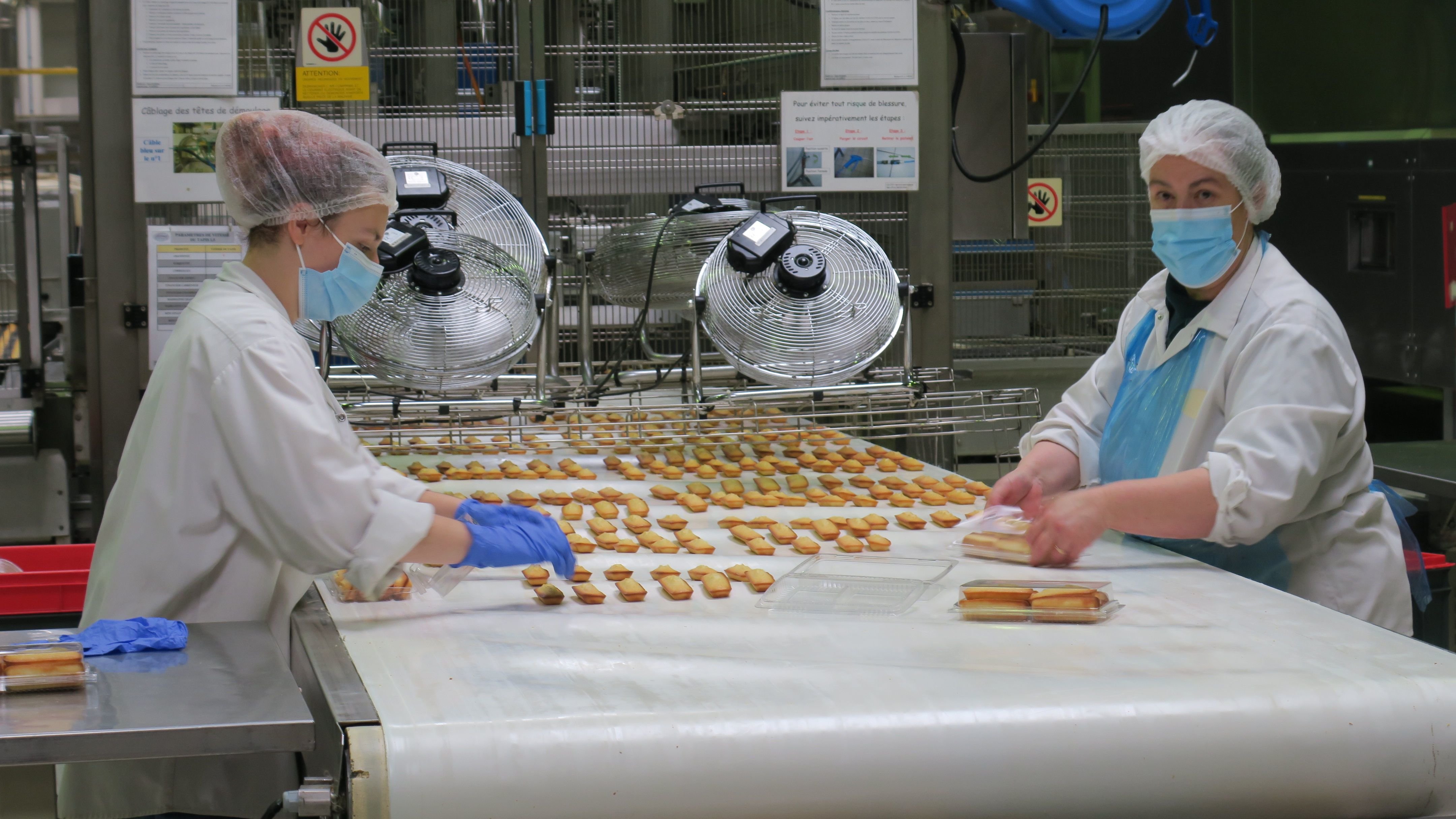 Villeparisis (Seine-et-Marne), le 18 novembre 2021. Une centaine de salariés travaillent à la biscuiterie Astruc. LP/Hendrik Delaire