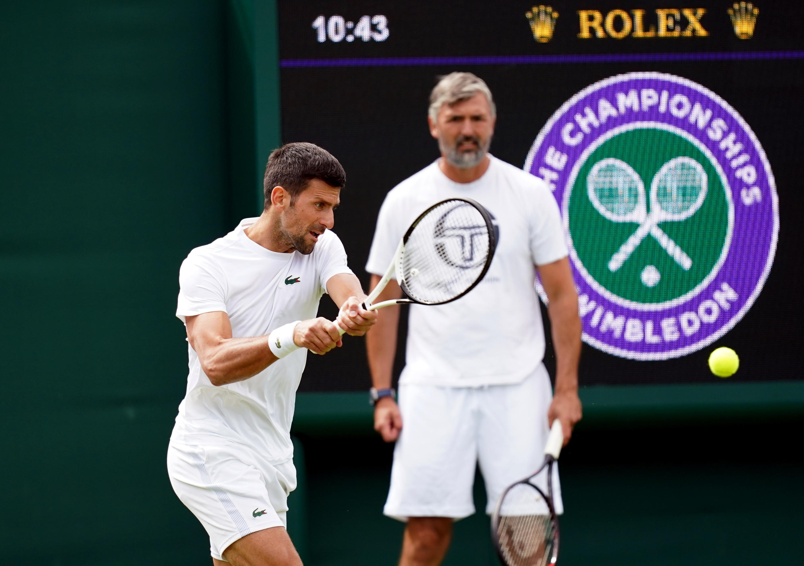 L'association entre Goran Ivanisevic et Novak Djokovic a duré cinq ans. Photo Icon sport