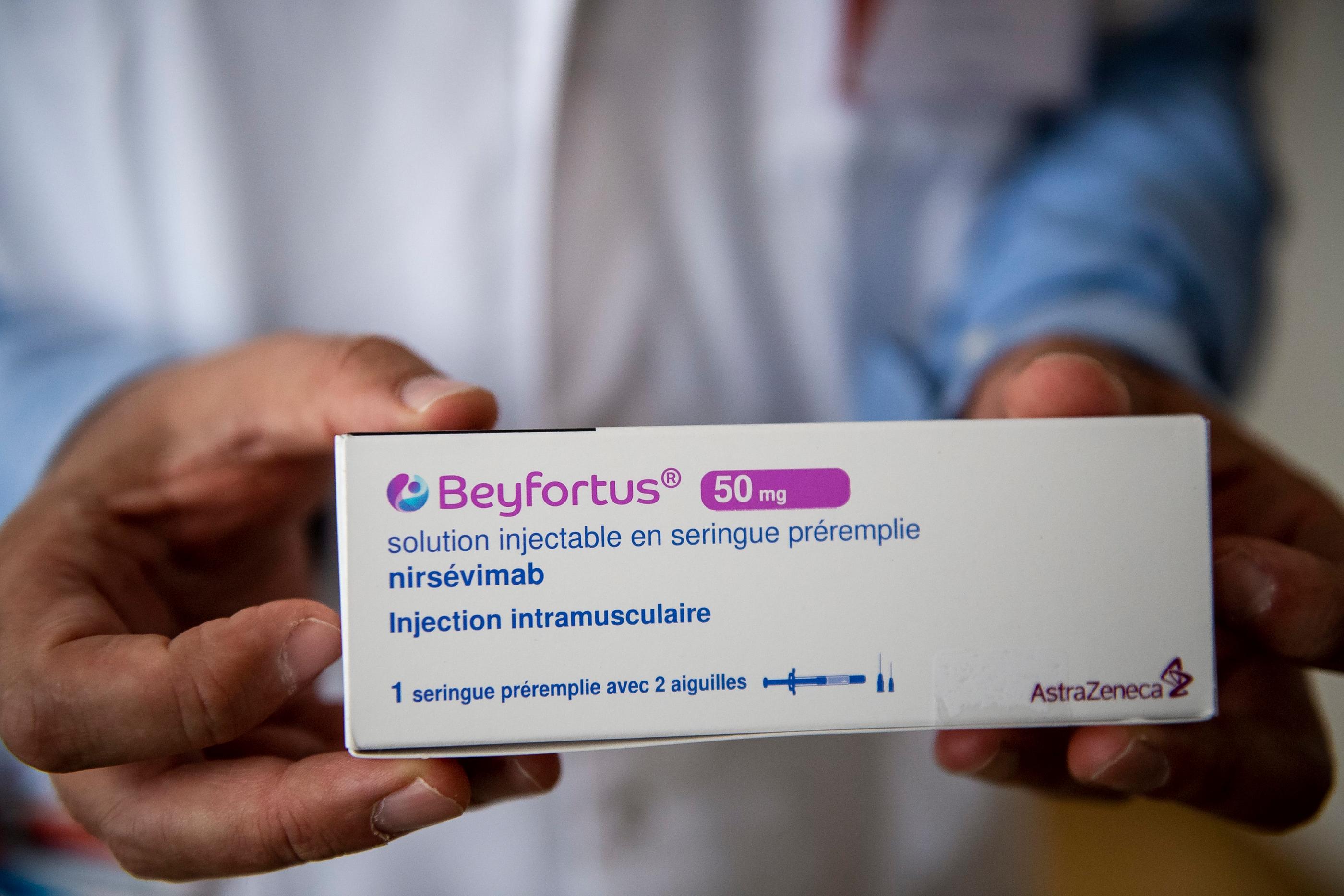 Dans une nouvelle publication parue ce vendredi 26 avril, Santé publique France confirme l'efficacité du Beyfortus contre les formes graves de la bronchiolite pour les bébés. PHOTOPQR/LE BIEN PUBLIC/Emma BUONCRISTIANI