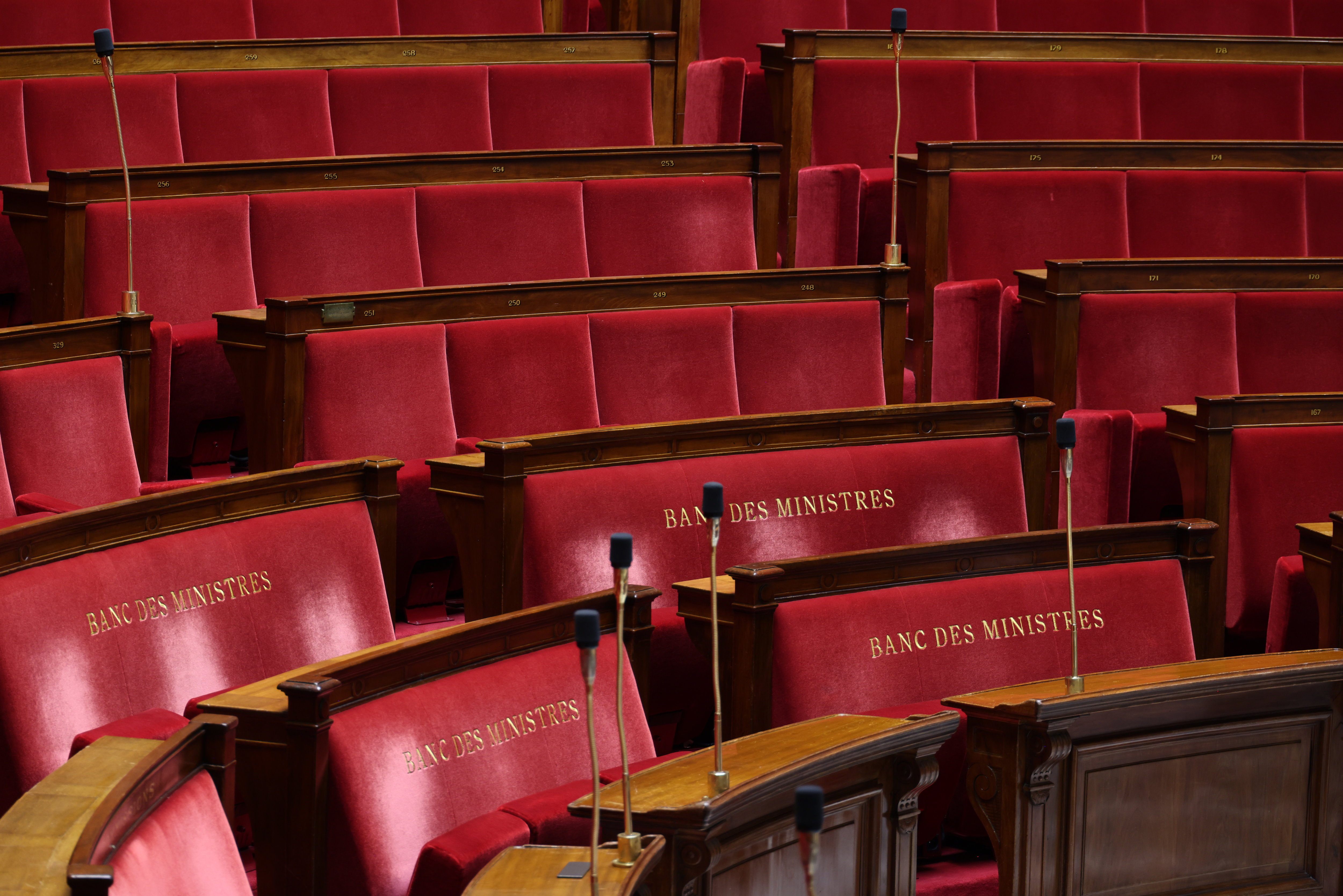 Alors que la nomination d’un Premier ministre s’éternise, l’Assemblée nationale reste vide et silencieuse faute de session parlementaire en cours. LP/Delphine Goldsztejn