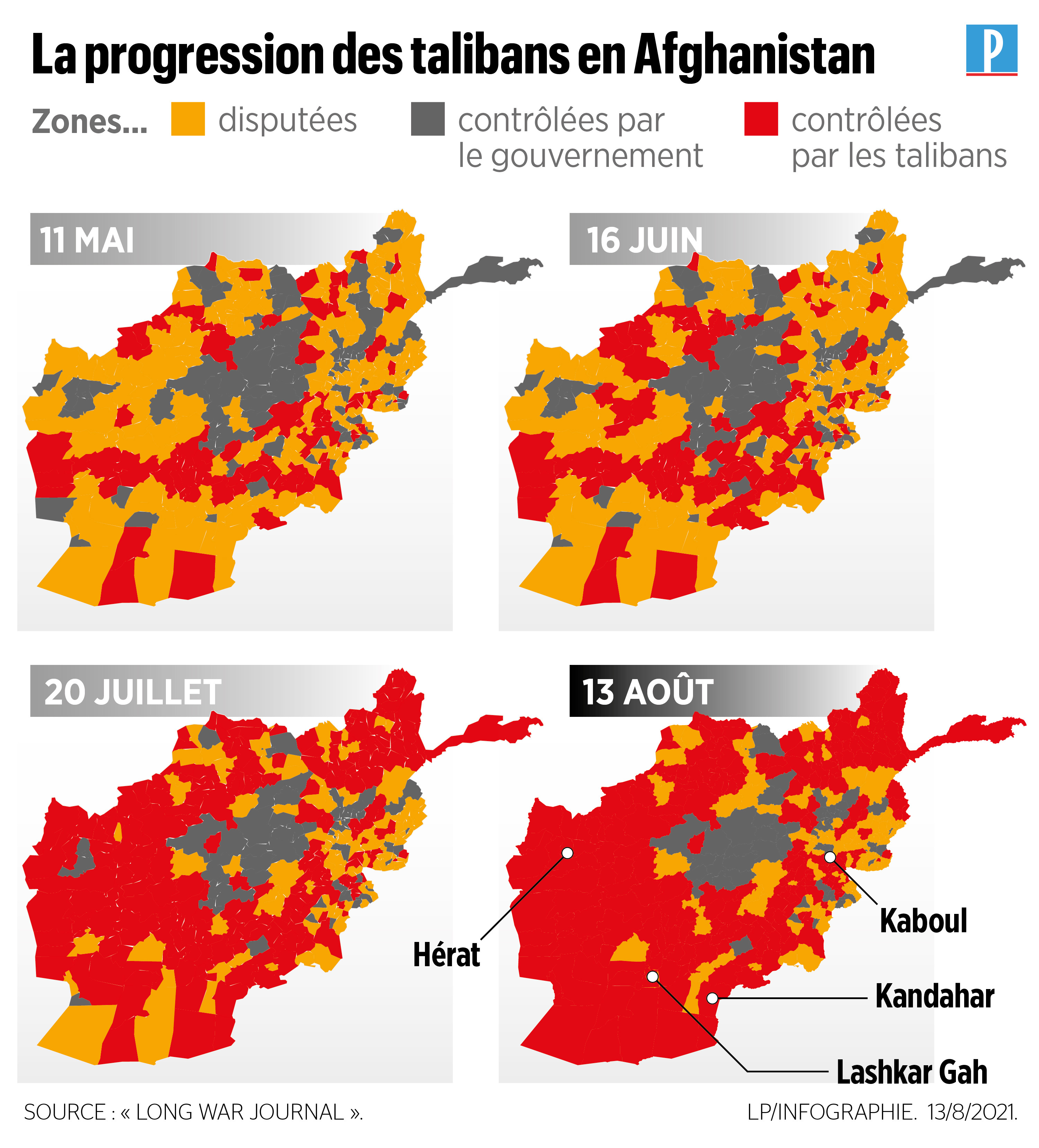 carte des talibans