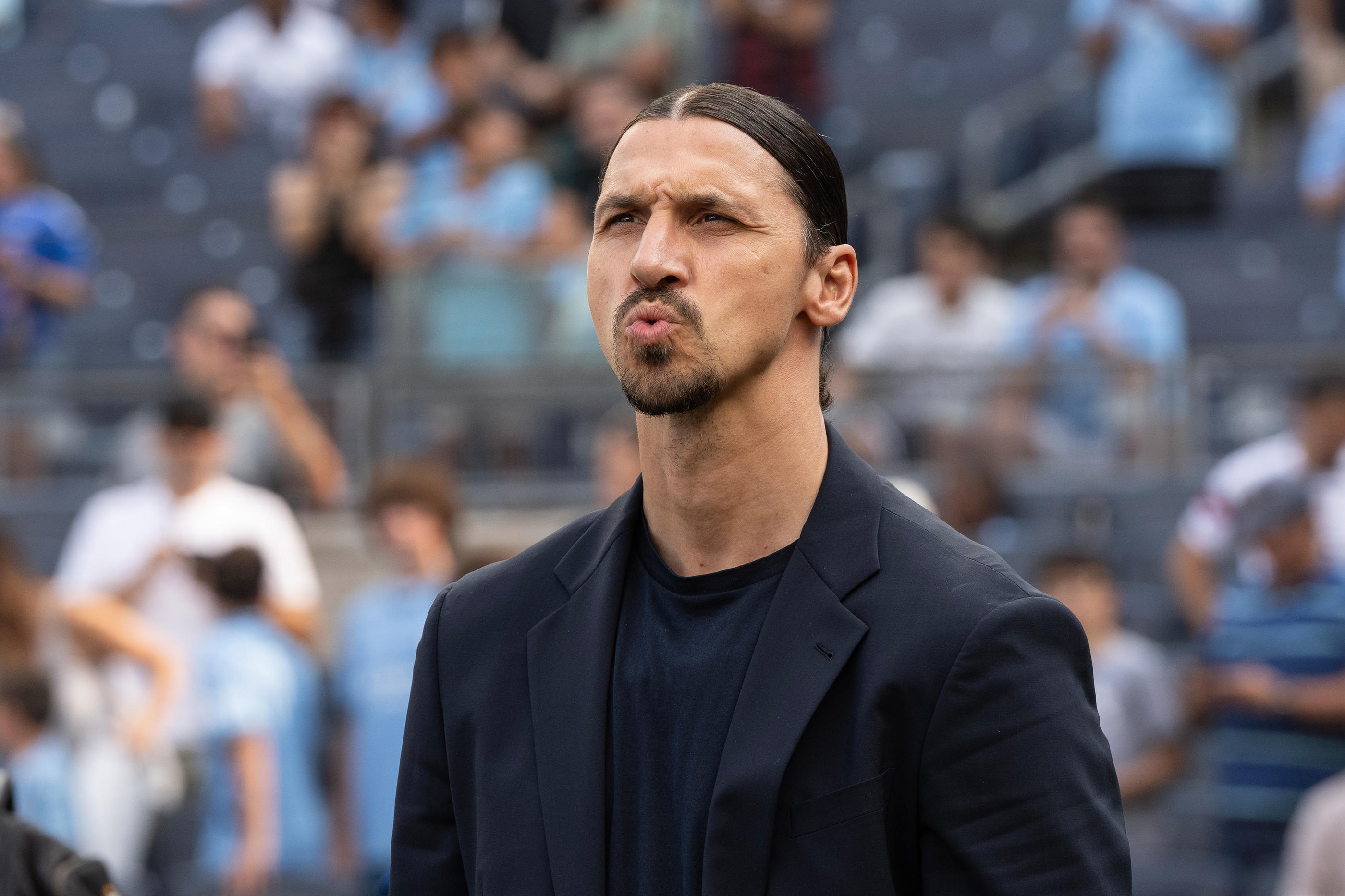 Zlatan Ibrahimovic se serait bien vu aux Jeux olympiques de Paris. Icon Sport/Lev Radin