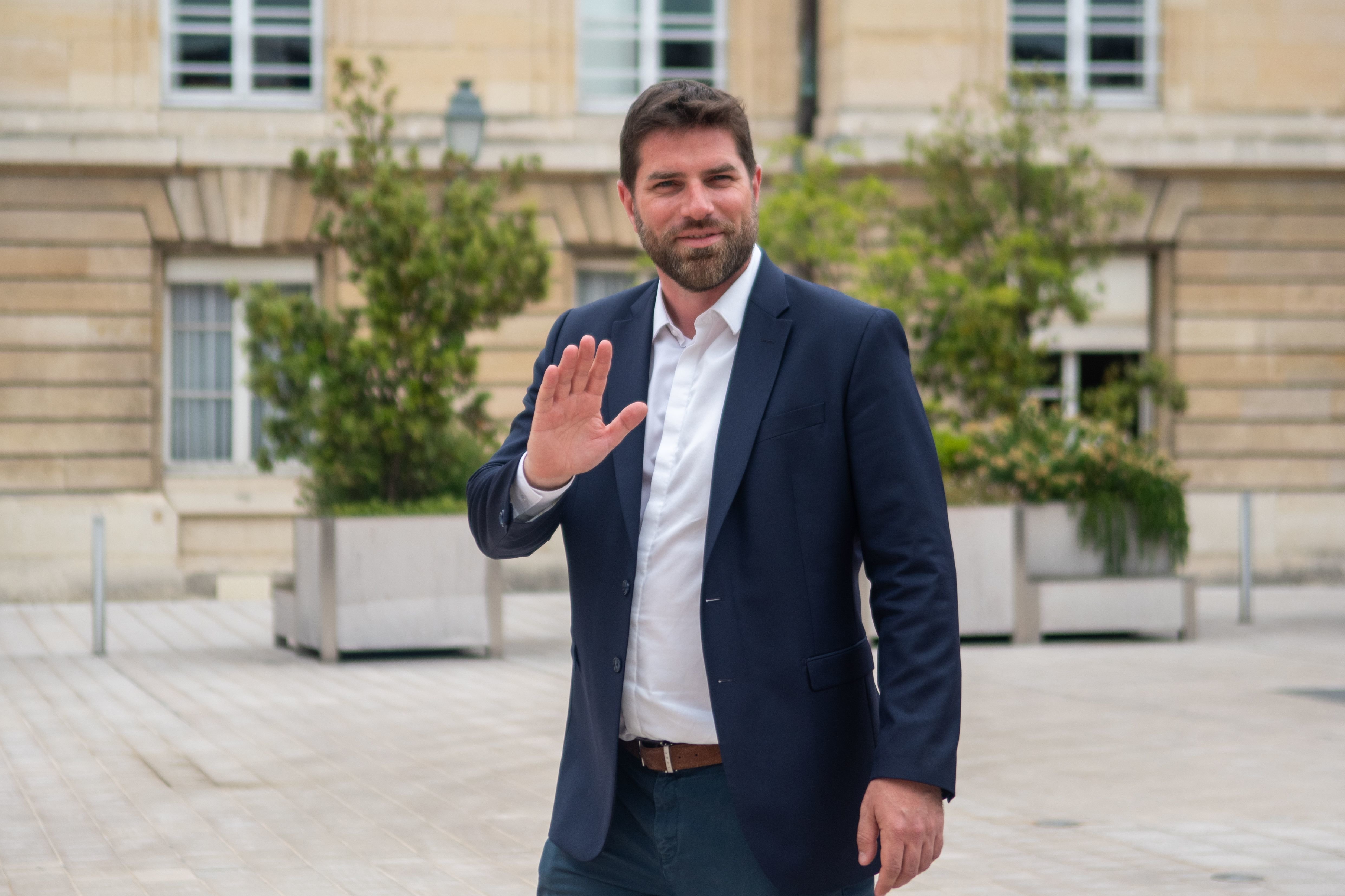 Vincent Jeanbrun, porte-parole du groupe des députés LR, ici le 8 juillet. LP/Marion Sillion