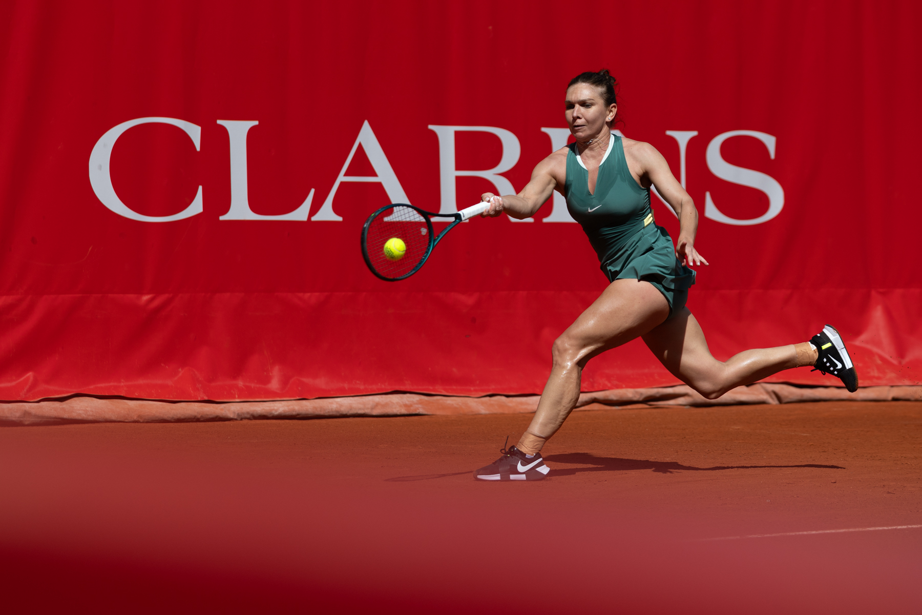 Simona Halep au trophée de Clarins, le 25 mai 2024. Photo Michel Grasso