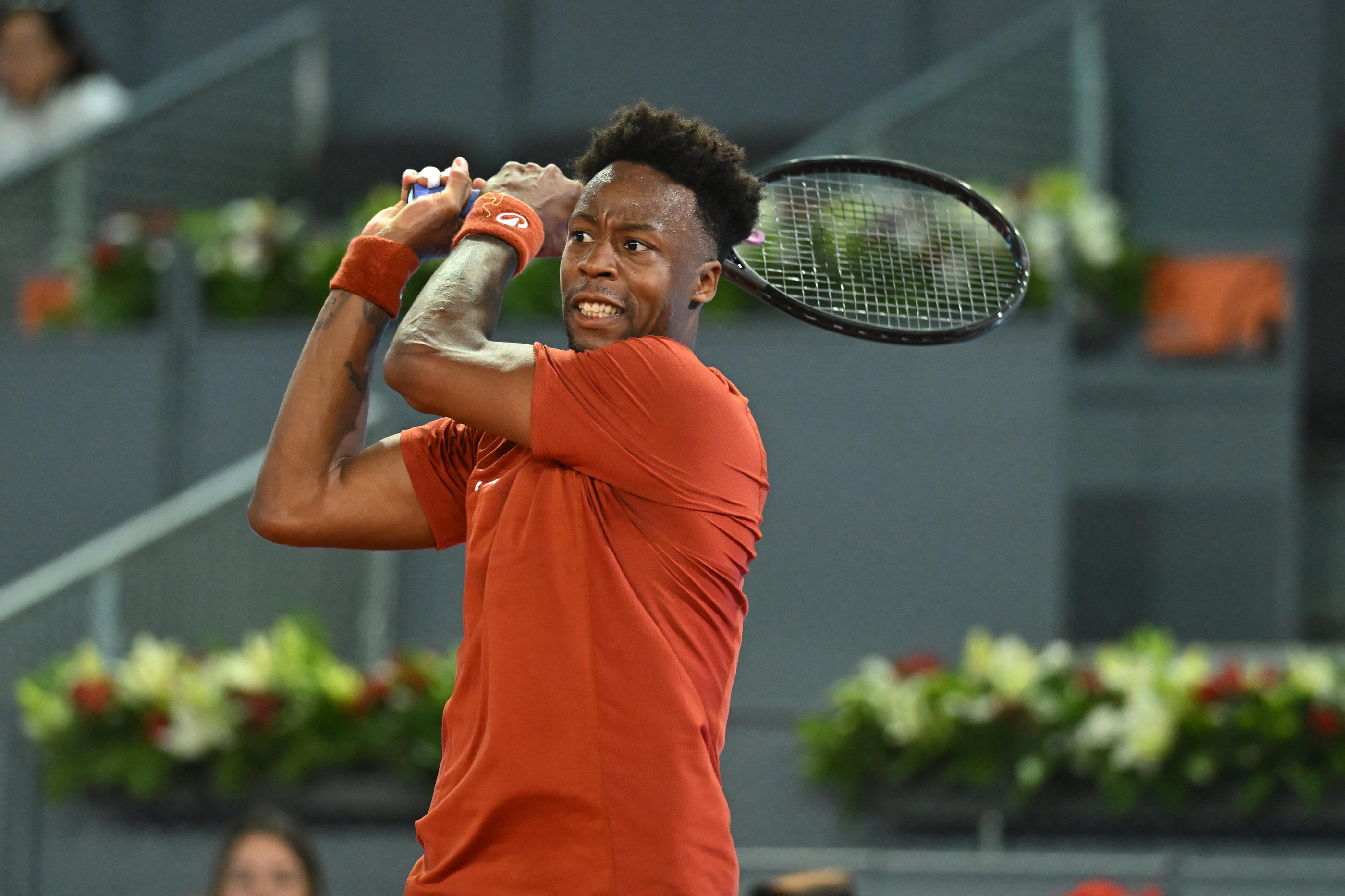 Je suis malade de fou » : Gaël Monfils forfait pour le deuxième tour face à Rublev au Masters 1000 de Madrid - Le Parisien