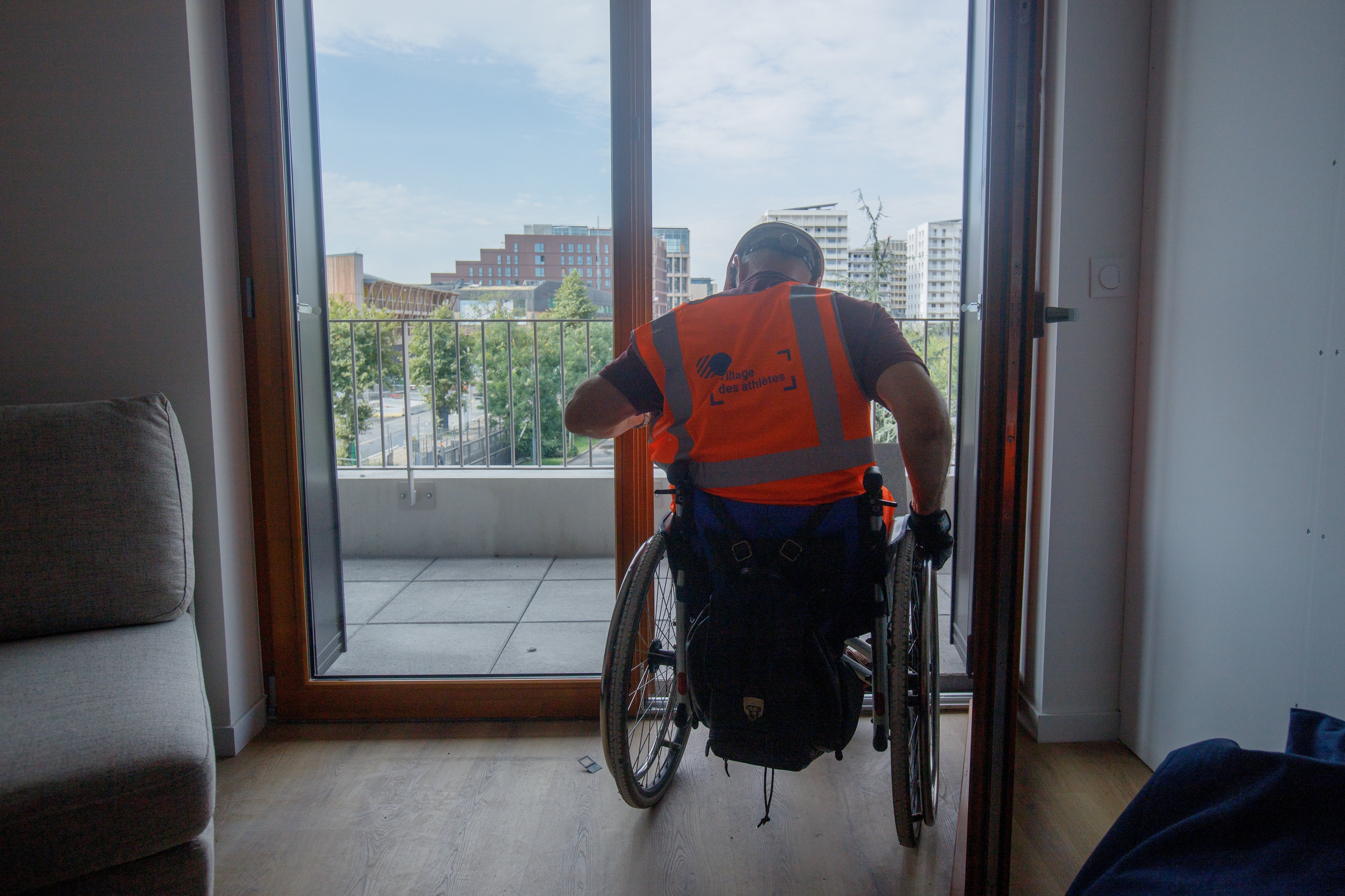 Les appartements du futur village olympique et paralympique seront tous accessibles aux personnes en situation de handicap. LP/Enzo Sultan