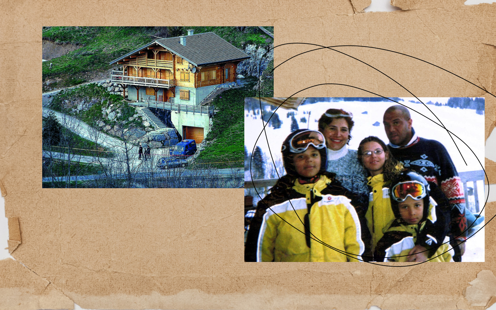 La famille Flactif et leur chalet au Grand-Bornand. DR et Jean-Baptiste Quentin