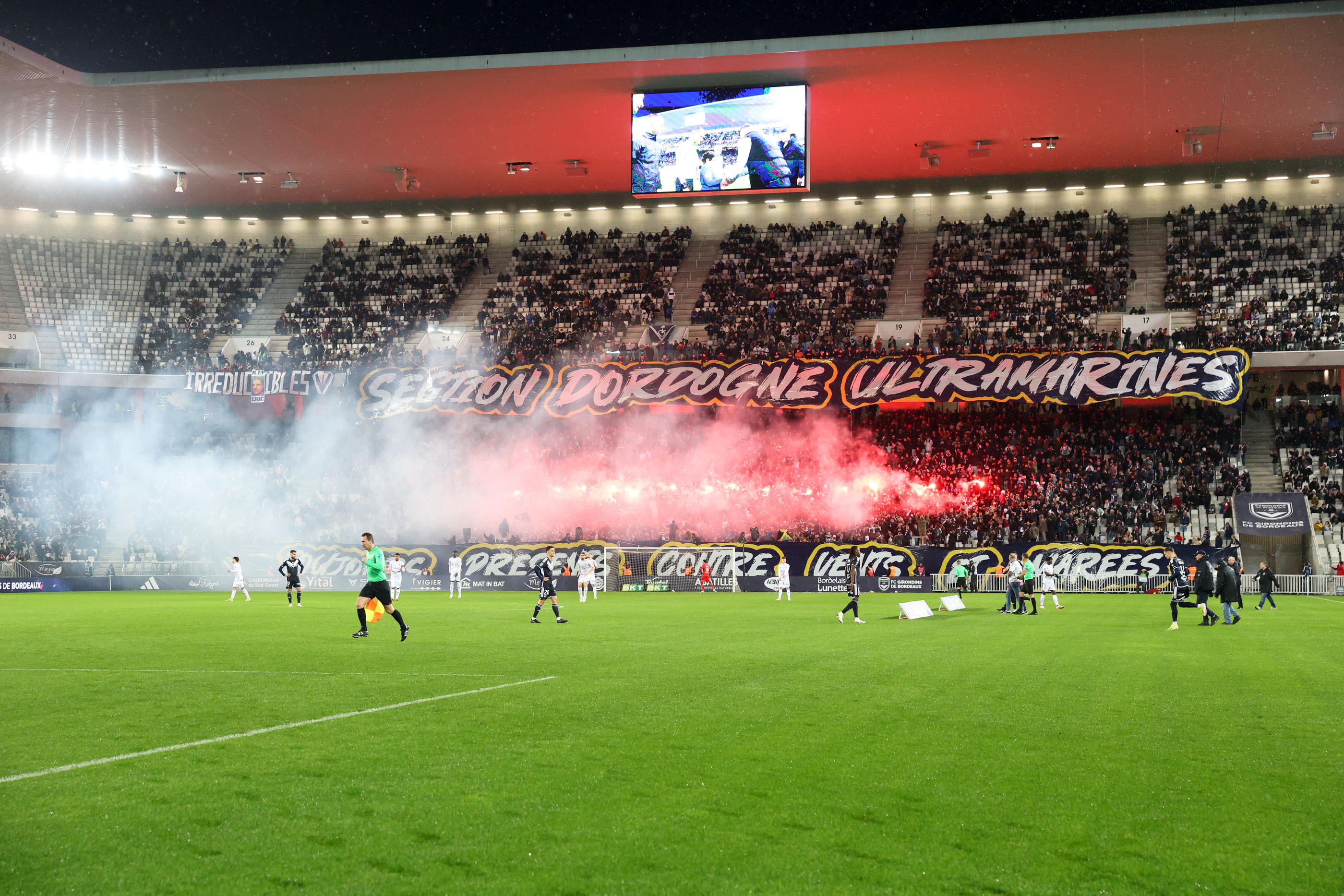 Désormais habitué à la Ligue 2 avec les Girondins de Bordeaux, le Matmut Atlantique accueillera sept matchs de football lors des Jeux olympiques de 2024. Icon sport