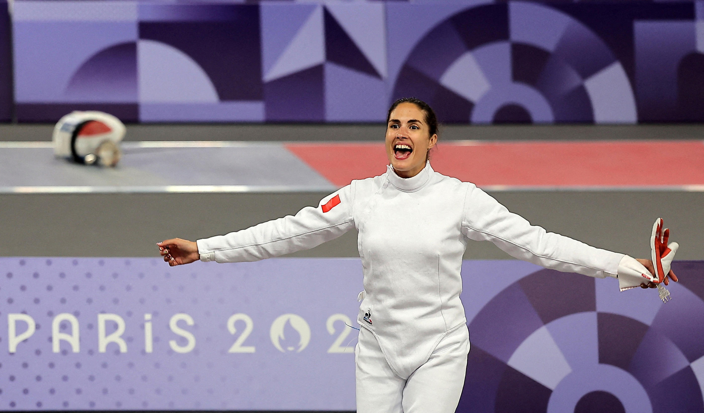 Elodie Clouvel a parfaitement débuté ses Jeux en remportant l'escrime jeudi. Reuters/Zohra Bensemra