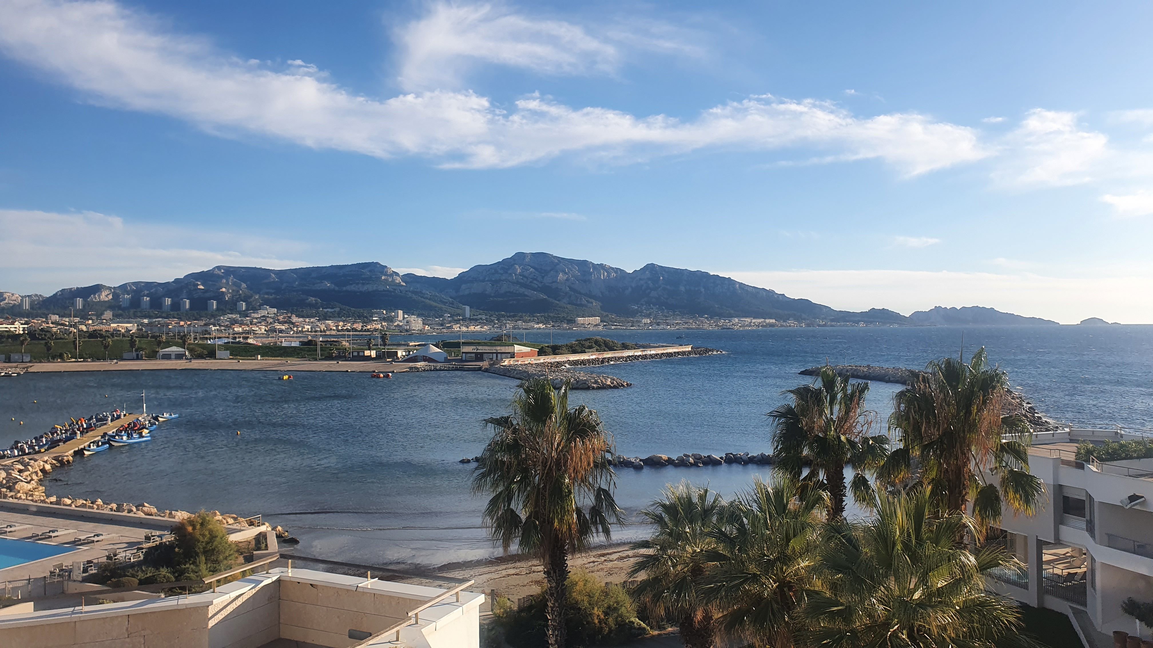 C'est dans la rade sud de Marseille, sur les plages du Roucas Blanc, que la marina olympique s'élèvera bientôt pour accueillir les épreuves de voile des Jeux olympiques de Paris 2024. LP/Marc Leras