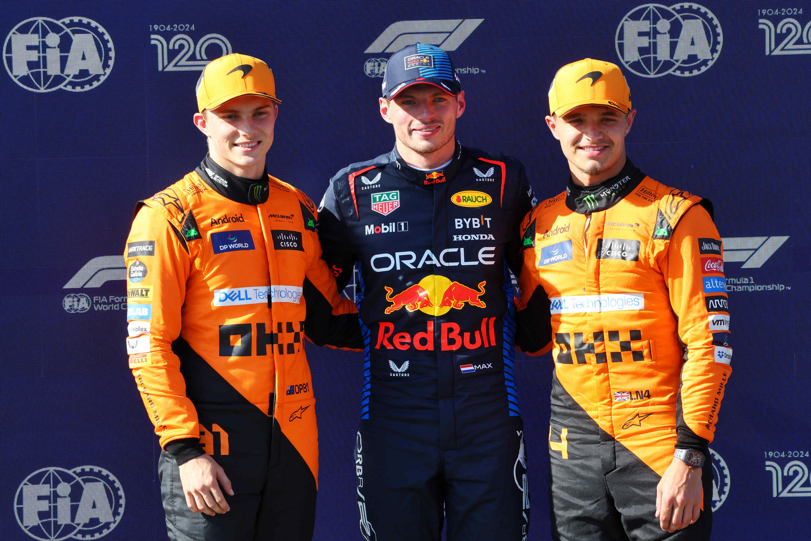 Max Verstappen partira en première position devant Oscar Piastri et Lando Norris.