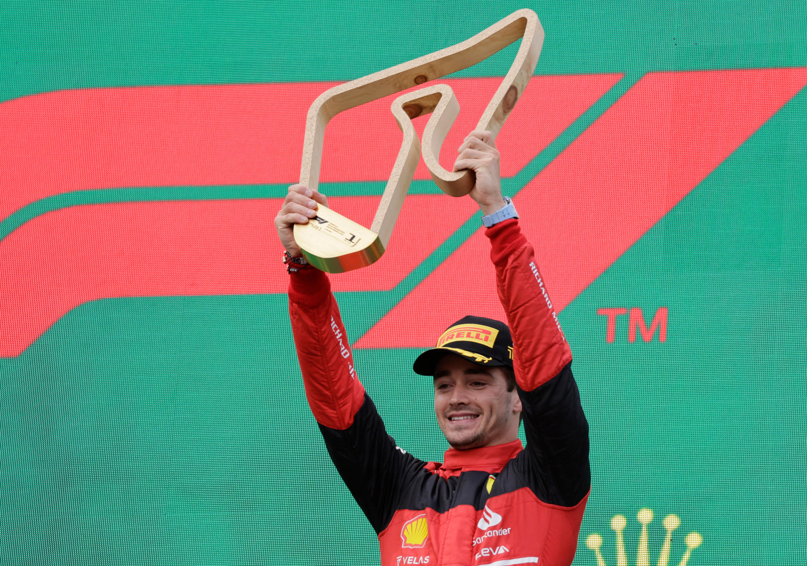 Charles Leclerc a remporté le GP d'Autriche. Grand Prix REUTERS/Leonhard Foeger
