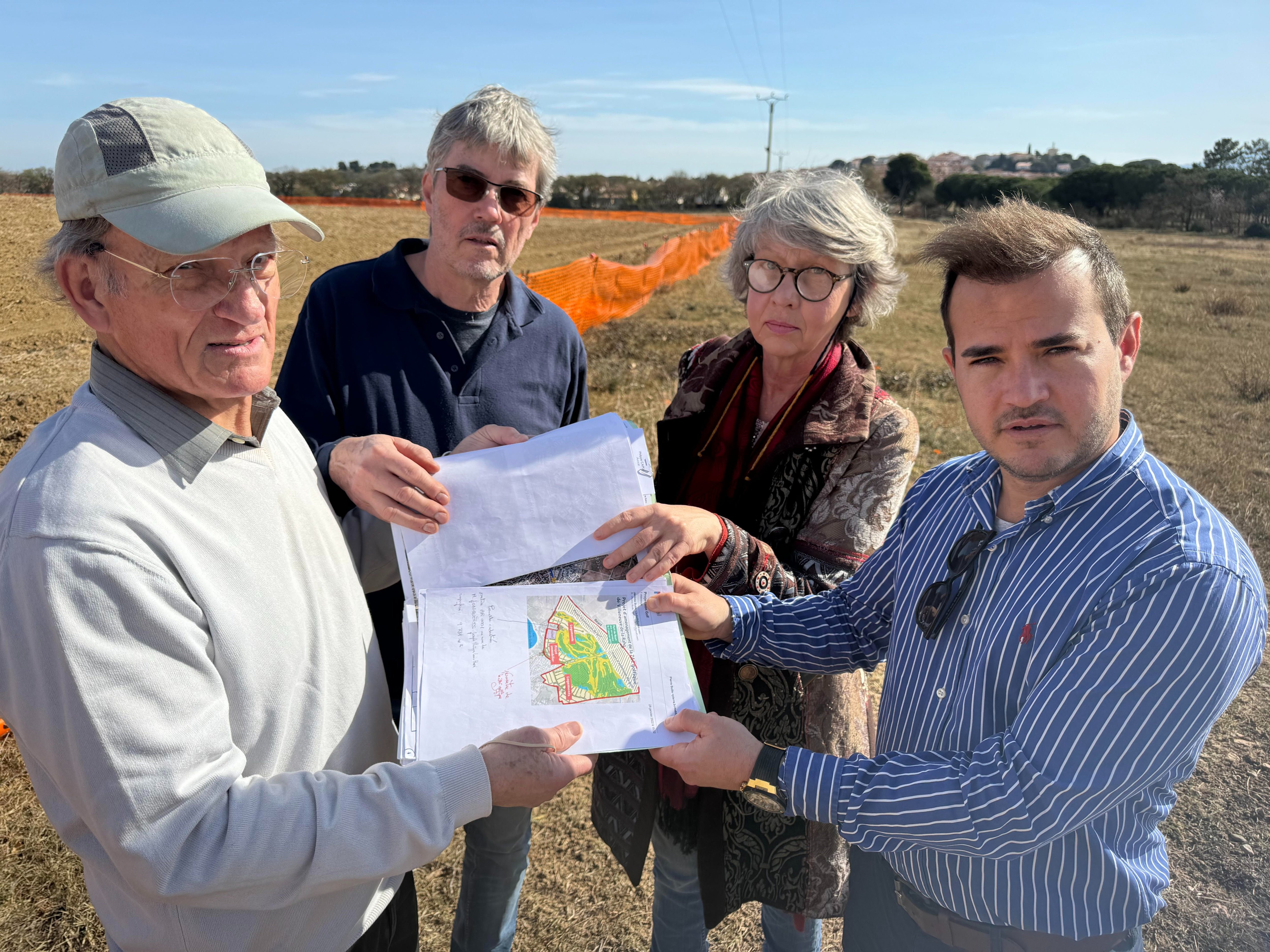 Propriétaires fonciers et citoyens d'Agissons 66 ont minutieusement instruit un dossier judiciaire pour empêcher le golf de voir le jour. LP/Christian Goutorbe