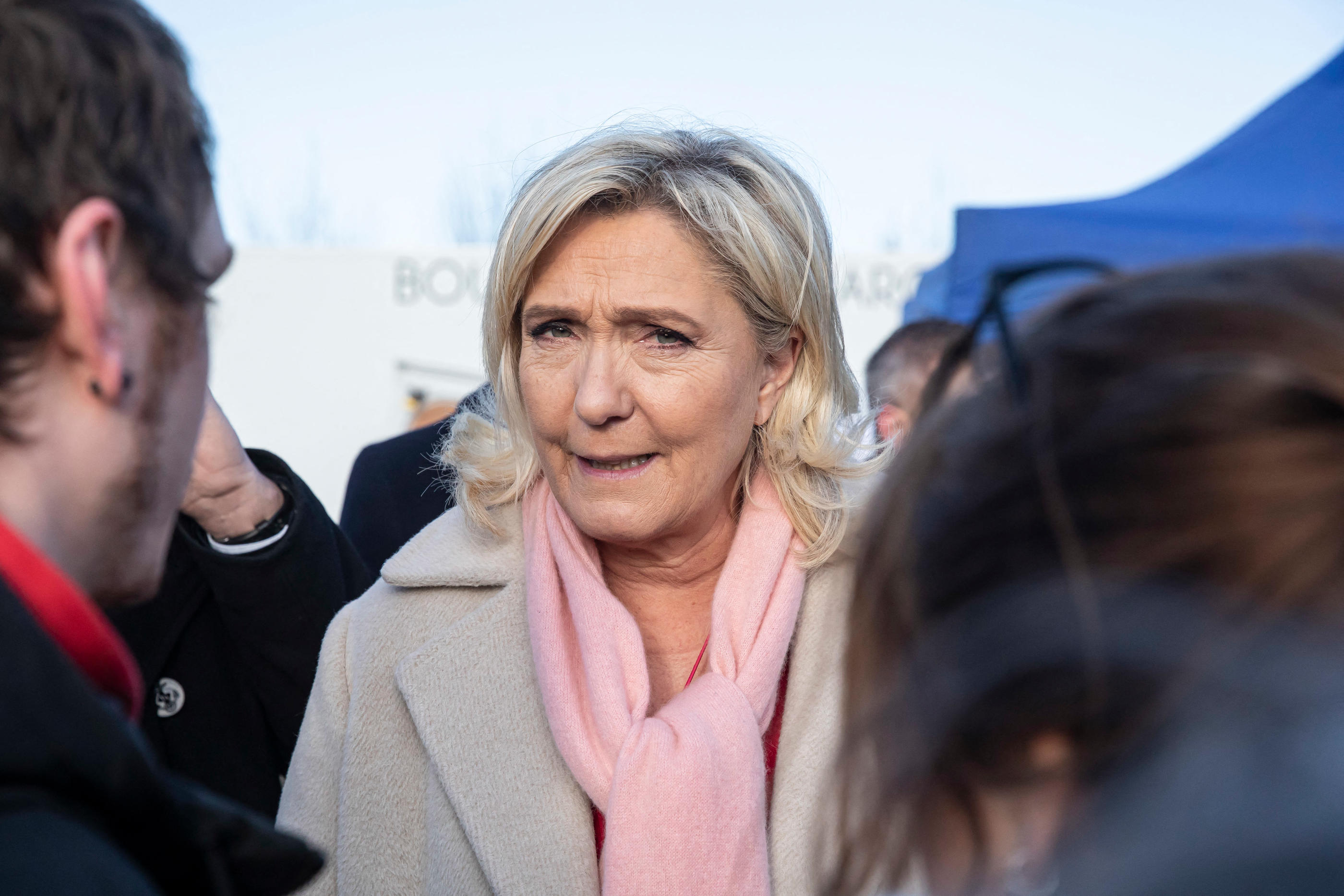 Au sein du parti de Marine Le Pen (ici en janvier 2023), la priorité est de progresser chez les retraités, qui se déplacent davantage aux urnes pour voter. Abacapress.com/Sebastien Courdji