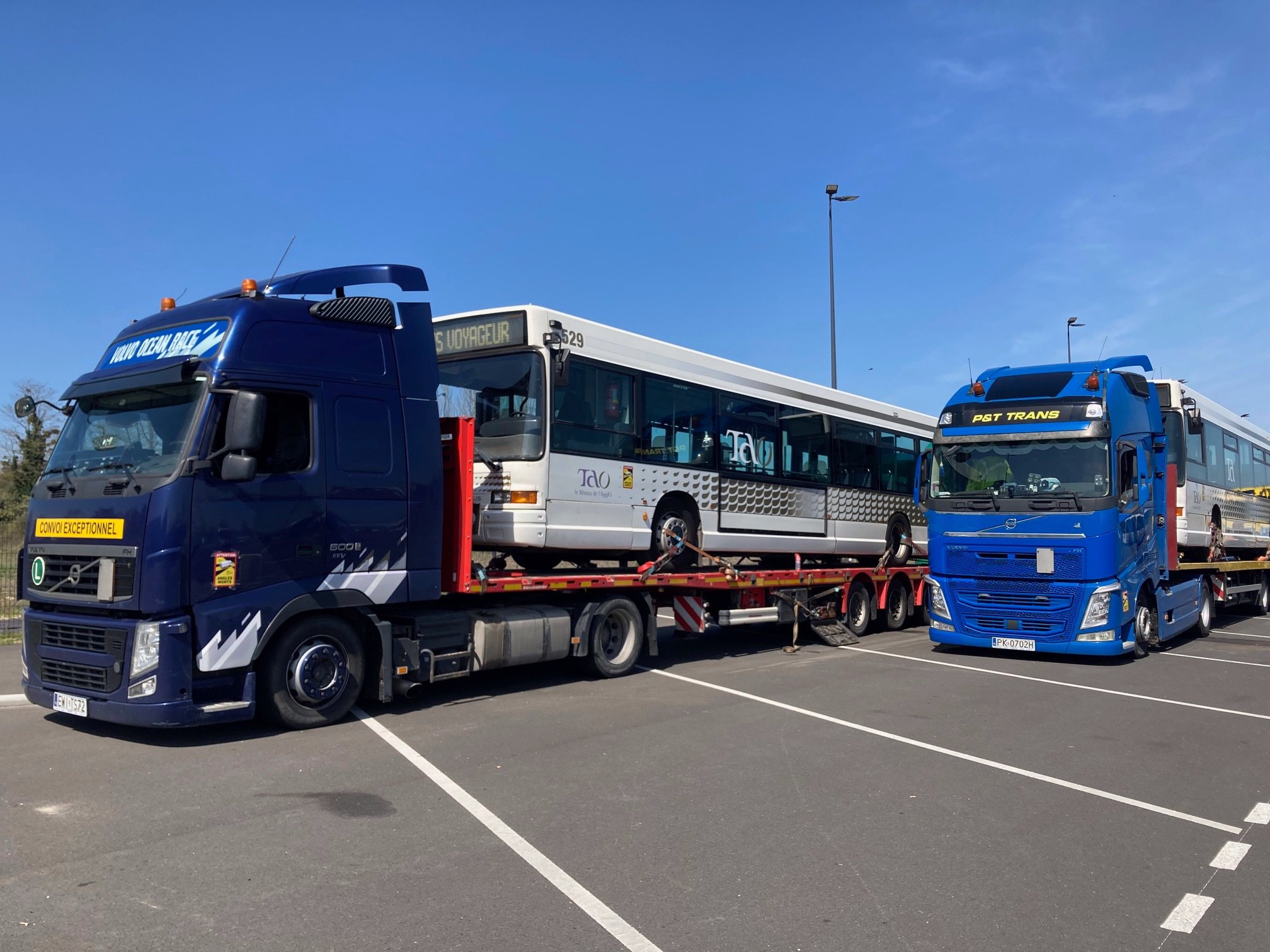 Orléans a donné huit de ses anciens bus à l'Ukraine pour assurer le transport scolaire, une opération menée en collaboration avec la commission européenne./LP/Christine Berkovicius