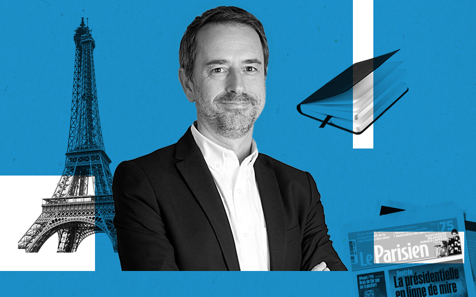 Olivier Auguste, directeur adjoint de la rédaction du Parisien-Aujourd'hui en France. LP et Datagif