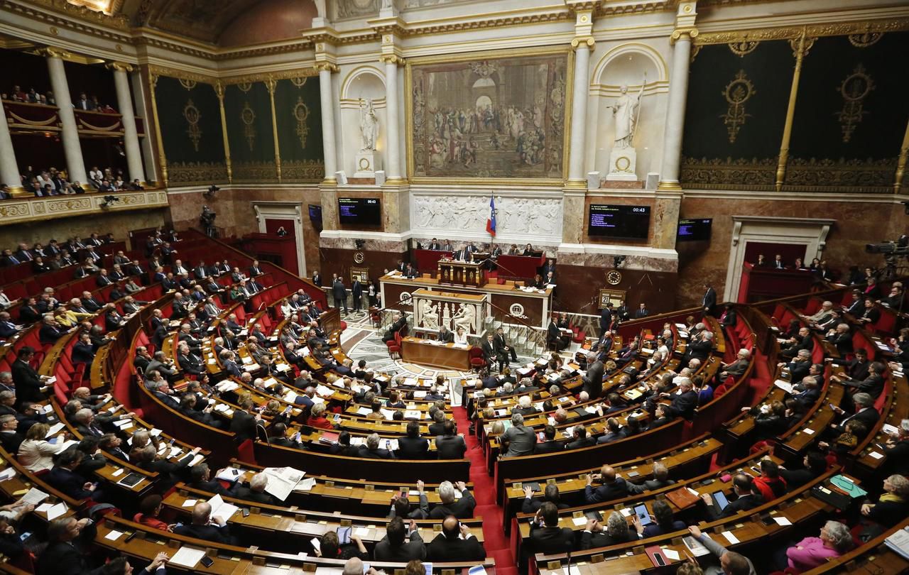 <b></b> Paris, Palais Bourbon. Chaque année, les députés disposent d’une réserve parlementaire de 130 000 € en moyenne. 