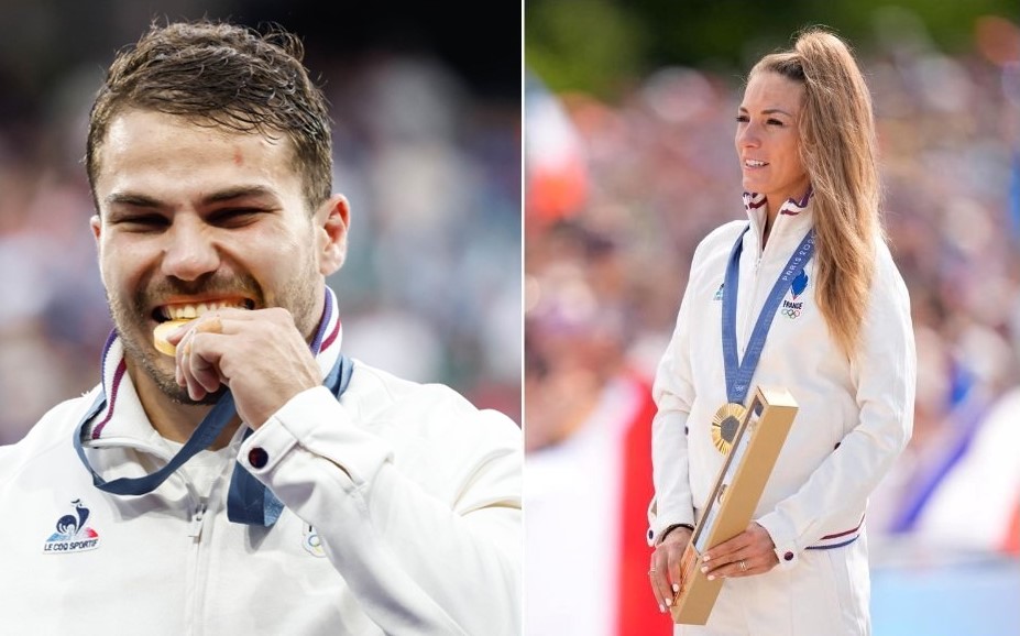 Antoine Dupont et Pauline Ferrand Prévot ont rapporté deux des 16 médailles d'or de la délégation française. DR