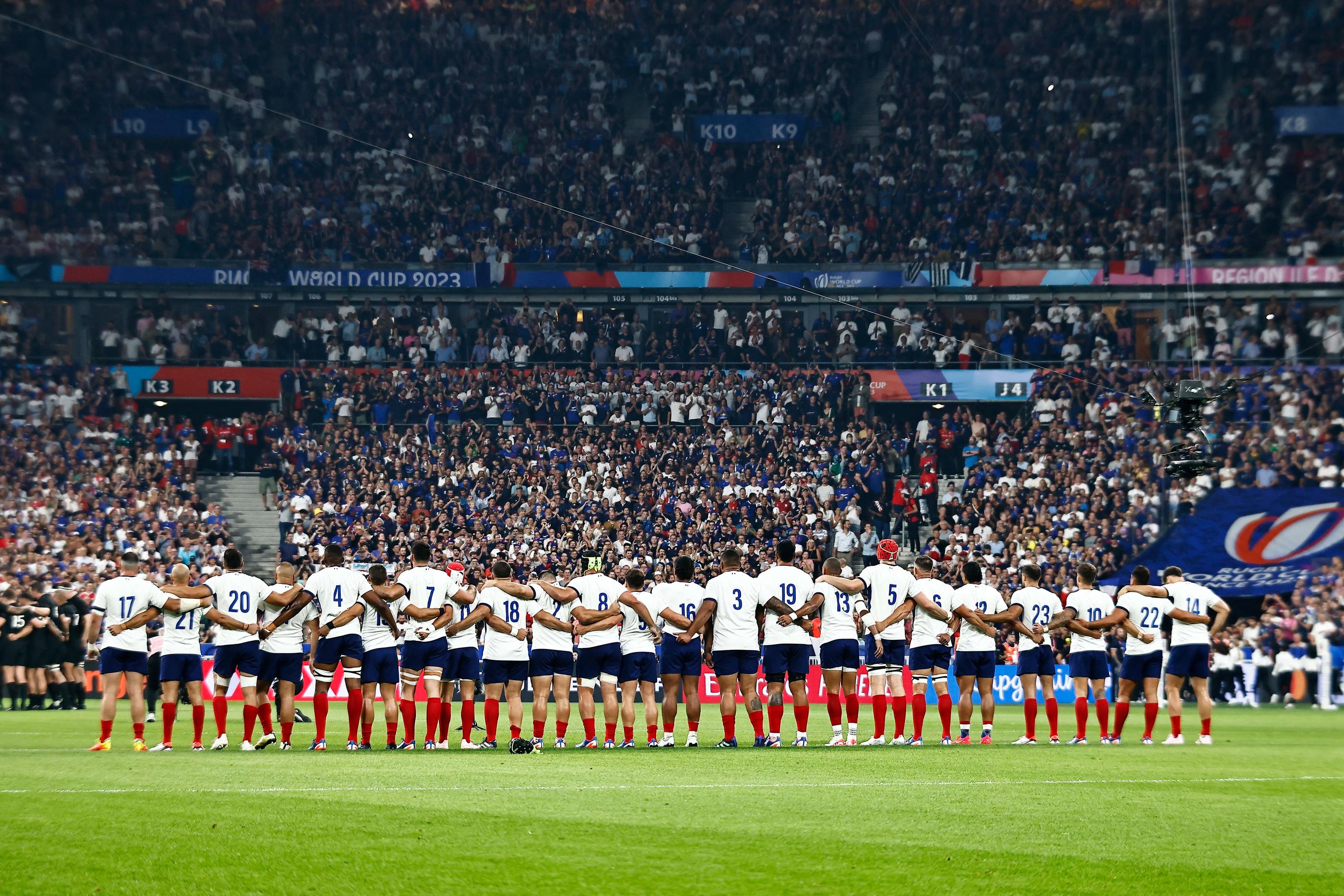 Sur TF1, le match France-Nouvelle Zélande a fédéré 15,4 millions de supporters, soit 64,5 % de l’ensemble du public. Un pic à 16,9 millions de téléspectateurs a été enregistré en fin de match.. LP/Olivier Corsan