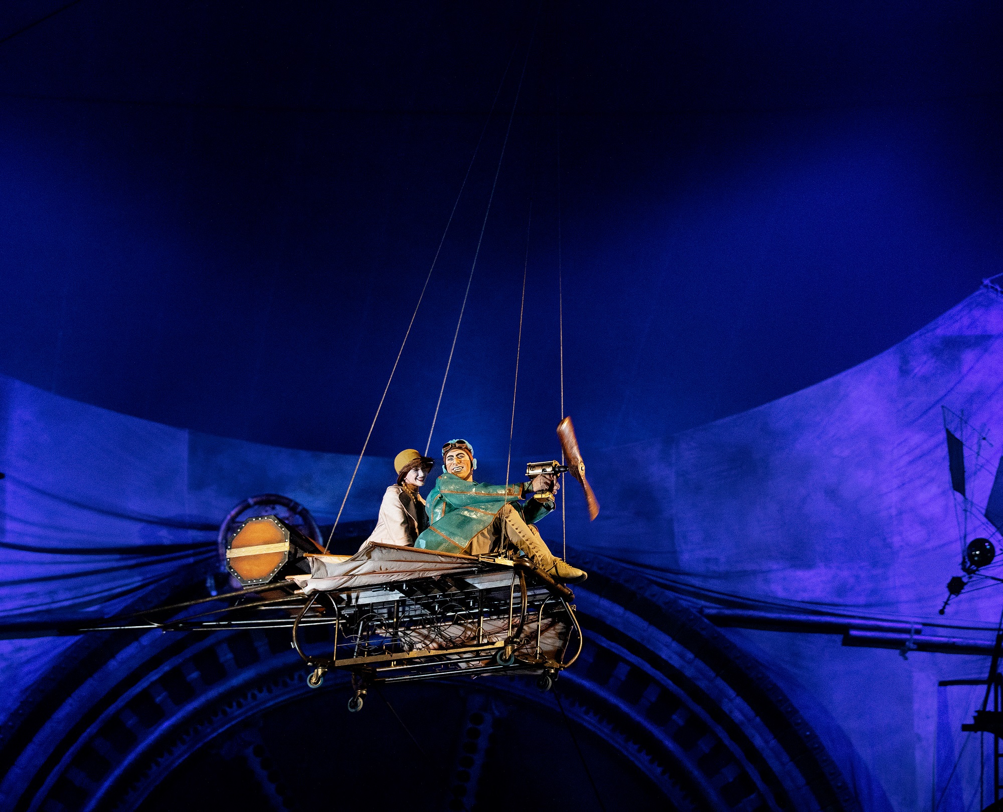 Le Cirque du Soleil jouera « Kurios - Cabinet des curiosités », sa 35e production, à partir de novembre, à Chatou (Yvelines). Mélanie Bahuon