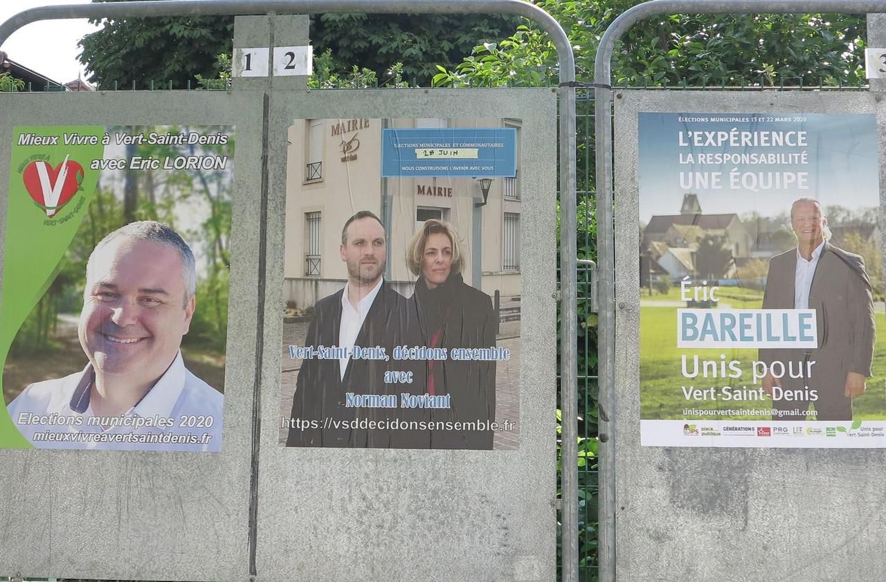 <b></b> Vert-Saint-Denis. Eric Lorion, Norman Noviant et Eric Bareille, le maire sortant, (de gauche à droite) sont candidats à la mairie.
