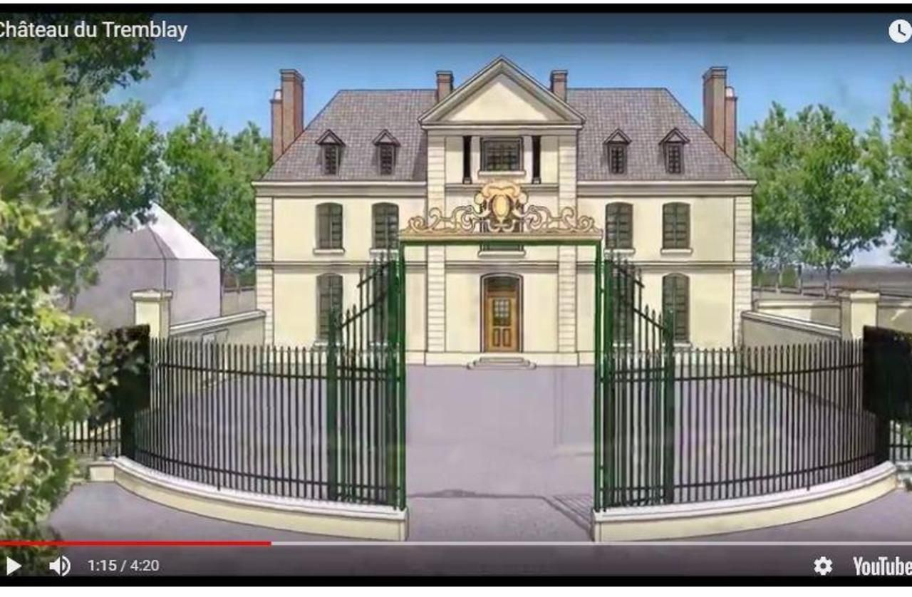 <b></b> Les collégiens de Willy-Ronis ont réalisé un film en 3D pour découvrir le château du Tremblay tel qu’il était avant sa disparition. 