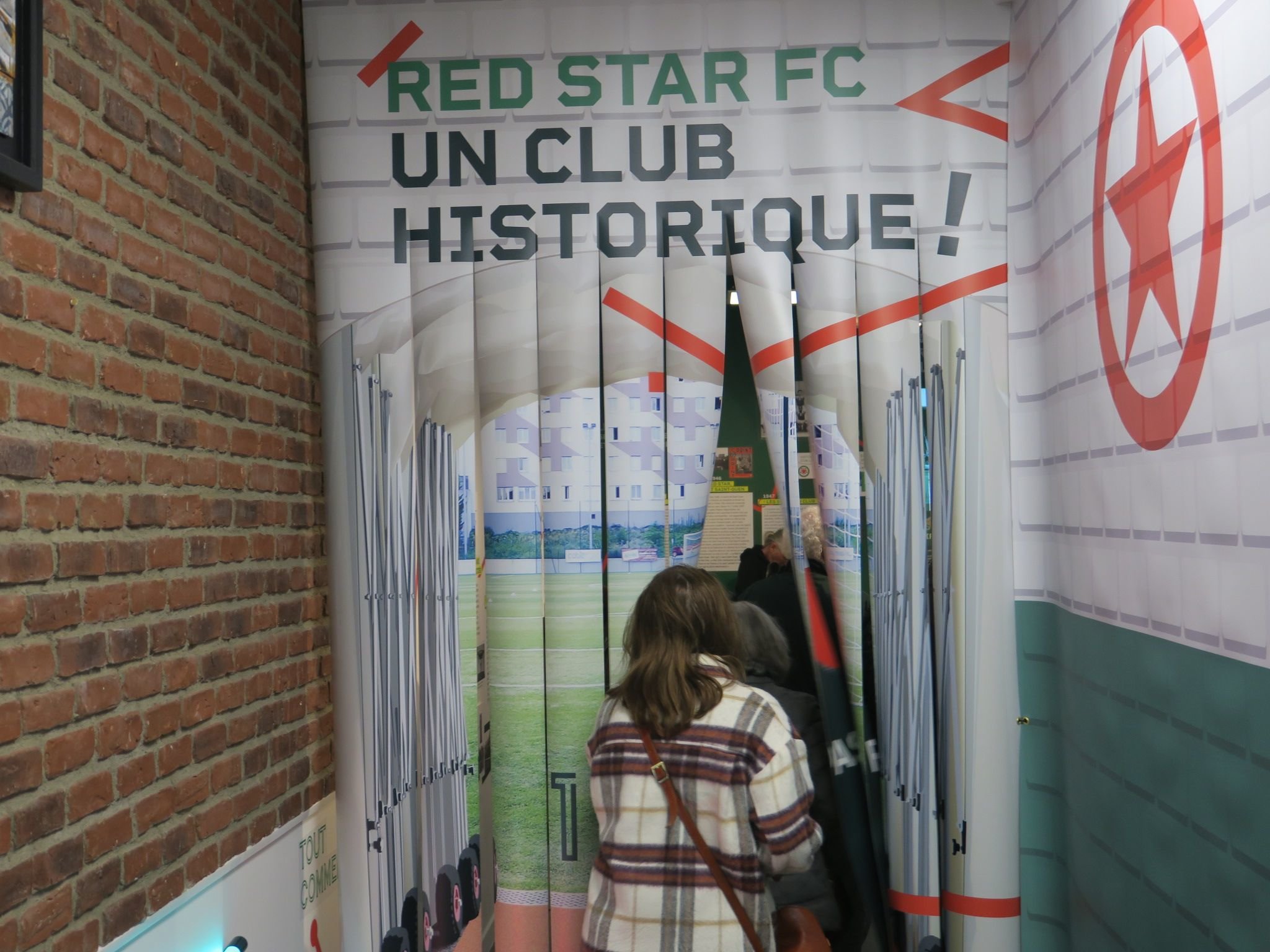Fanion Vintage AS Red Star 93 Saint Ouen - Foot Français, Avant 2000
