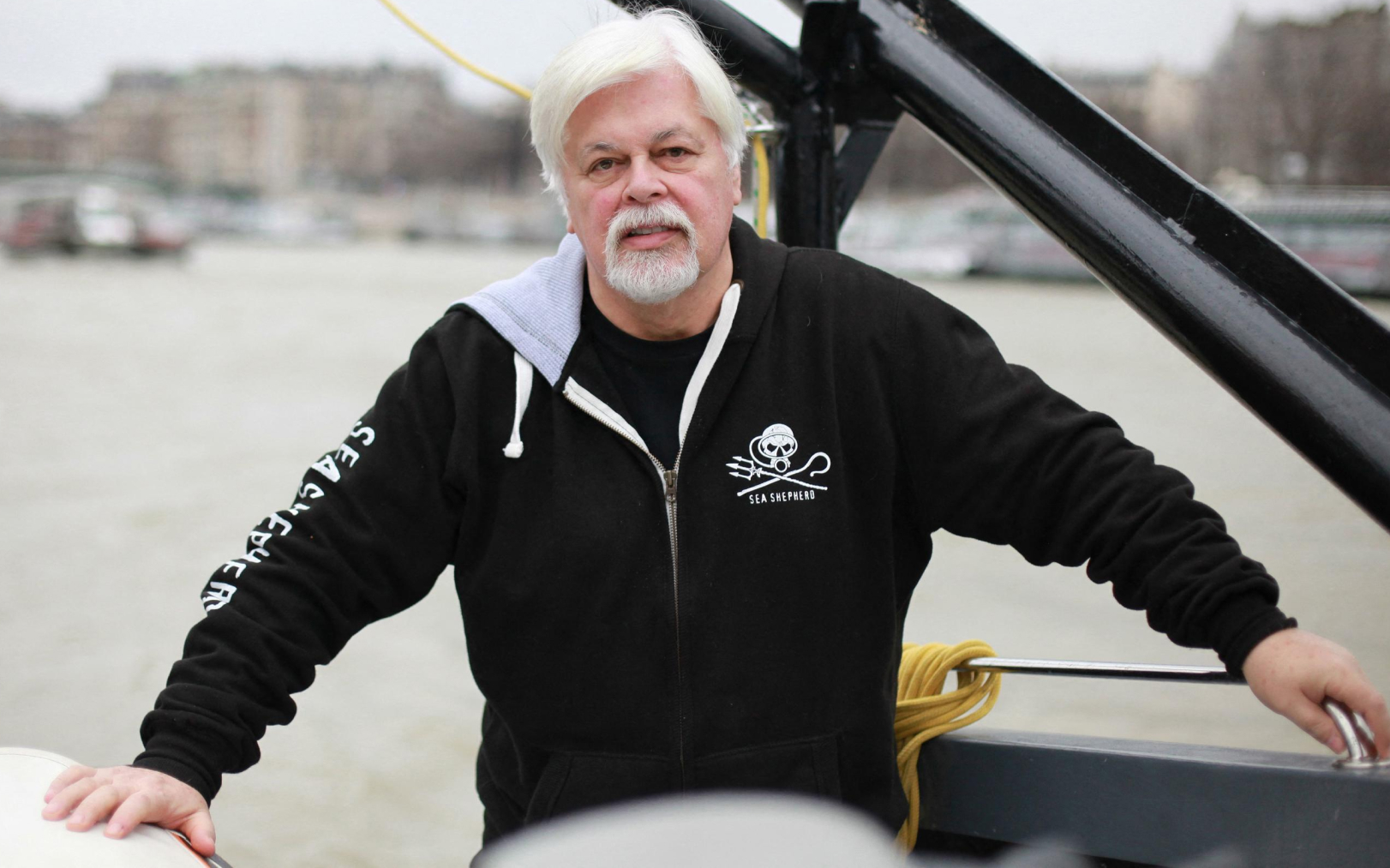 Paul Watson a été arrêté le 21 juillet dernier au Groenland, à la demande des autorités japonaises. AFP/Loïc Venance