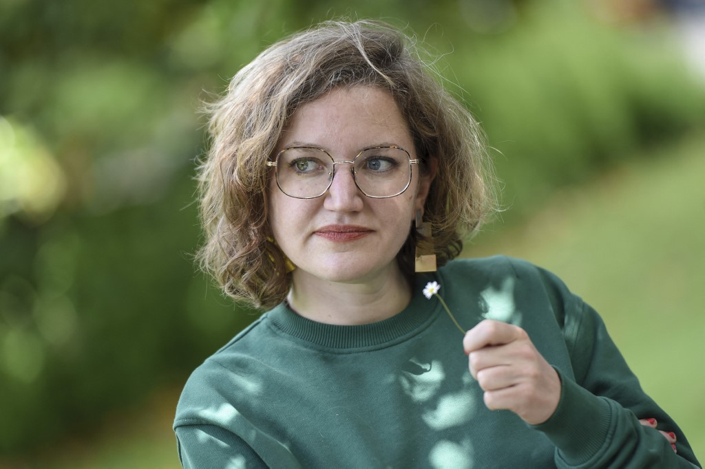 Marie Toussaint, spécialiste du droit international de l’environnement, a été élue tête de liste EELV pour les élections européennes, un scrutin qui profite généralement à son camp. AFP/Sebastien Salom-Gomis