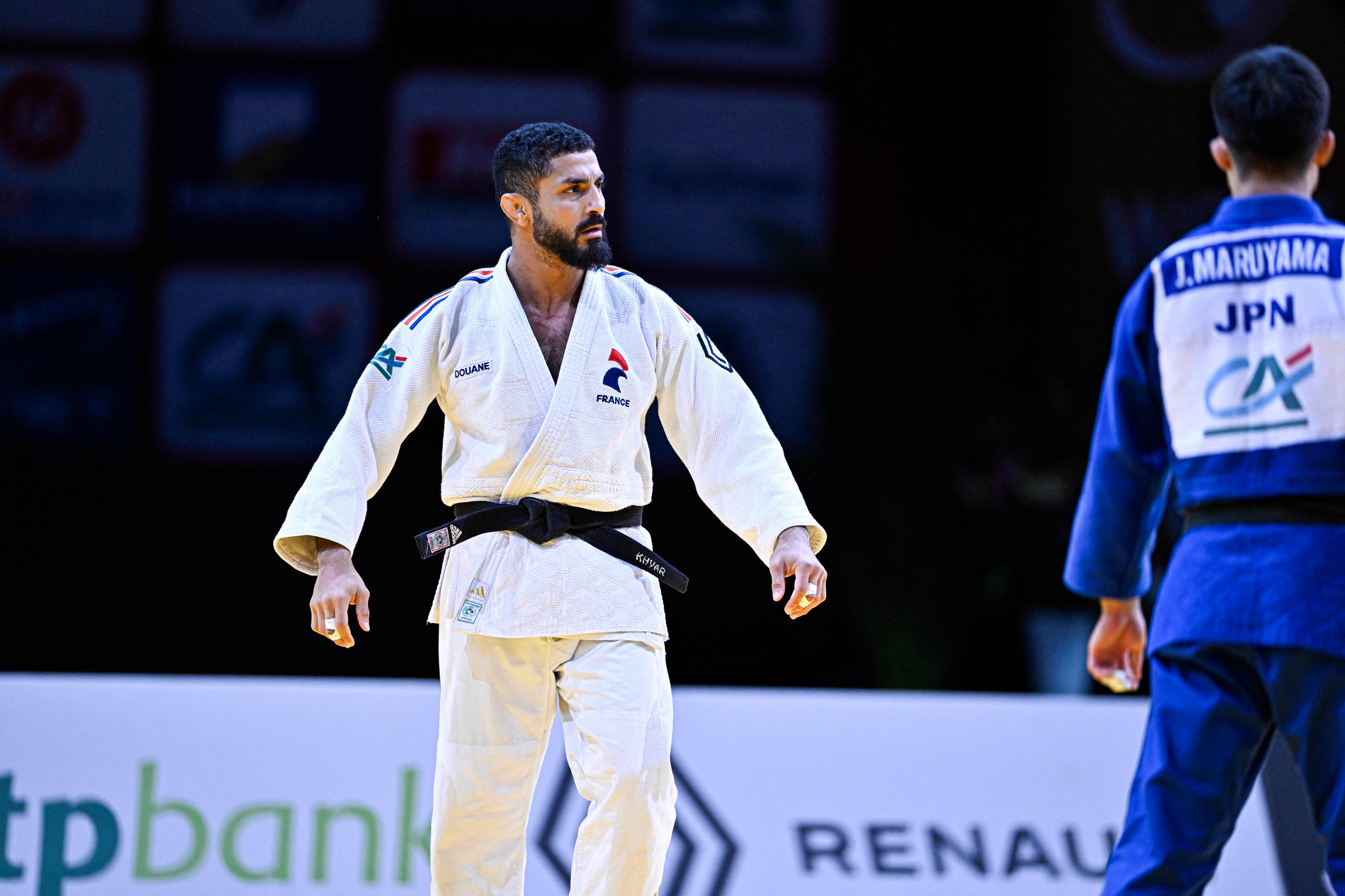Le Français Walide Khyar est reparti sans médaille des Championnats du monde de judo, ce lundi 20 mai. Icon Sport/Joly Victor