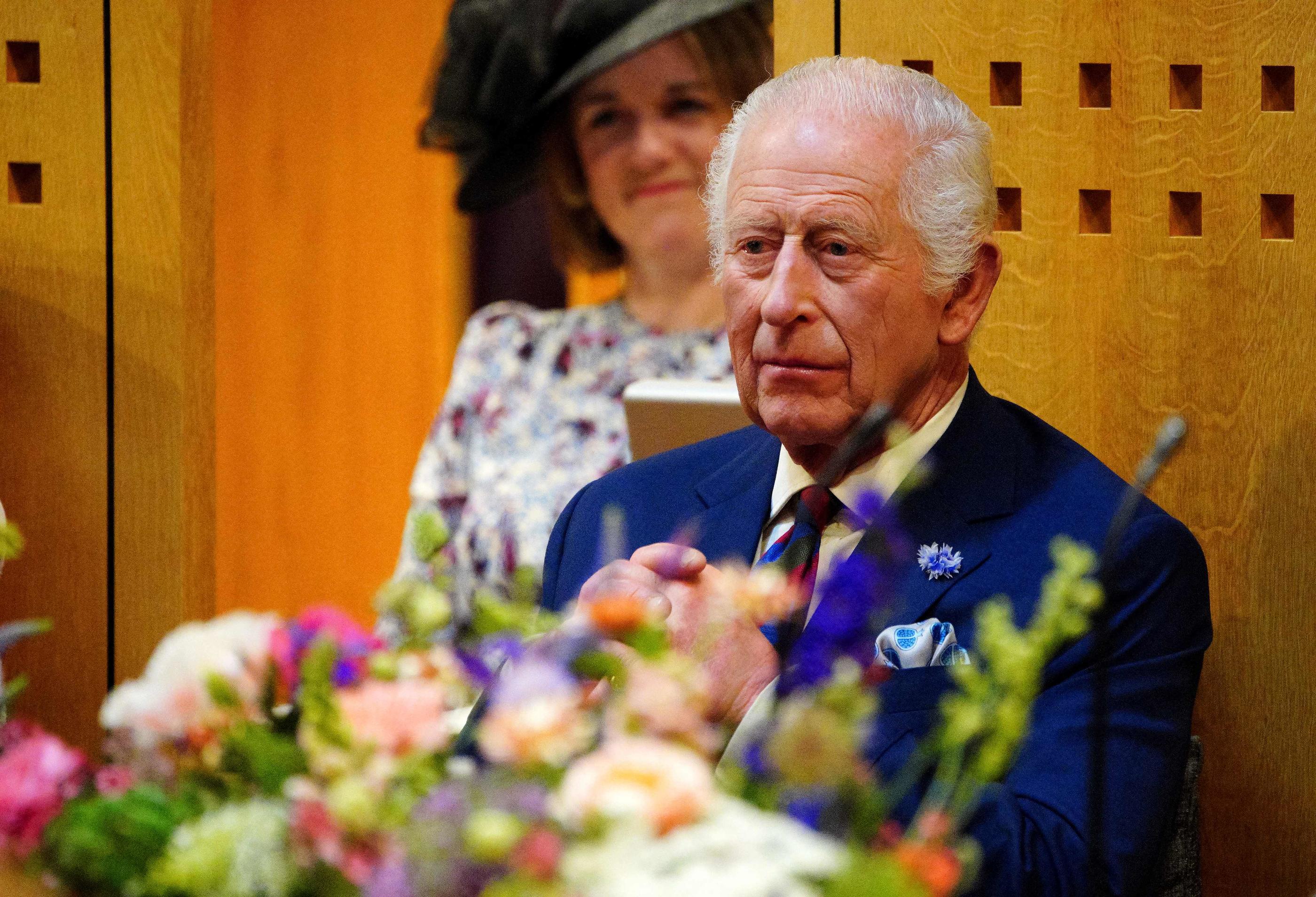 Le roi Charles III a adressé un mot à Donald Trump après l'attaque qu'il a subi samedi. / AFP