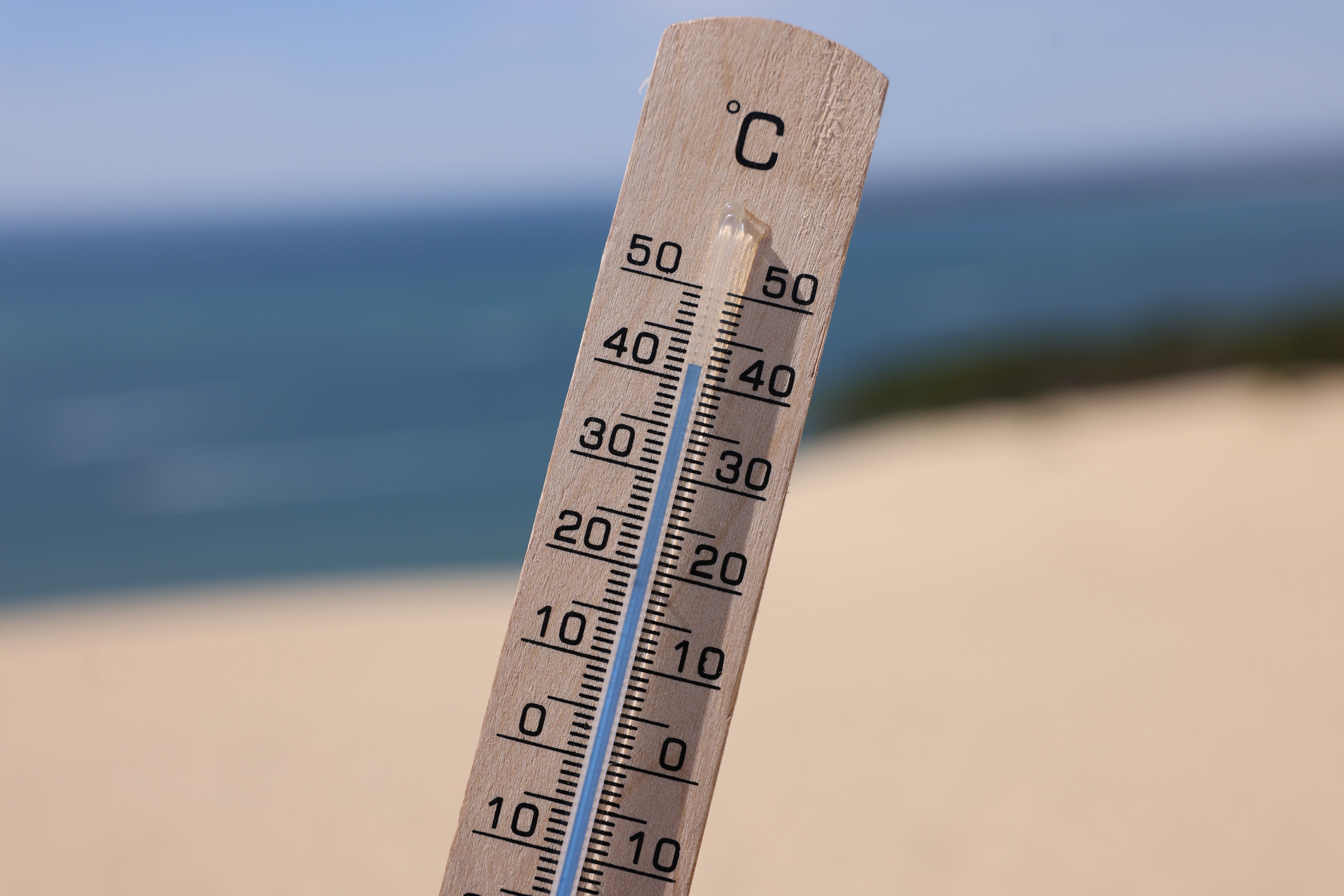Les températures largement supérieures à 40°C surviennent de plus en plus fréquemment. (Illustration) LP/Arnaud Journois