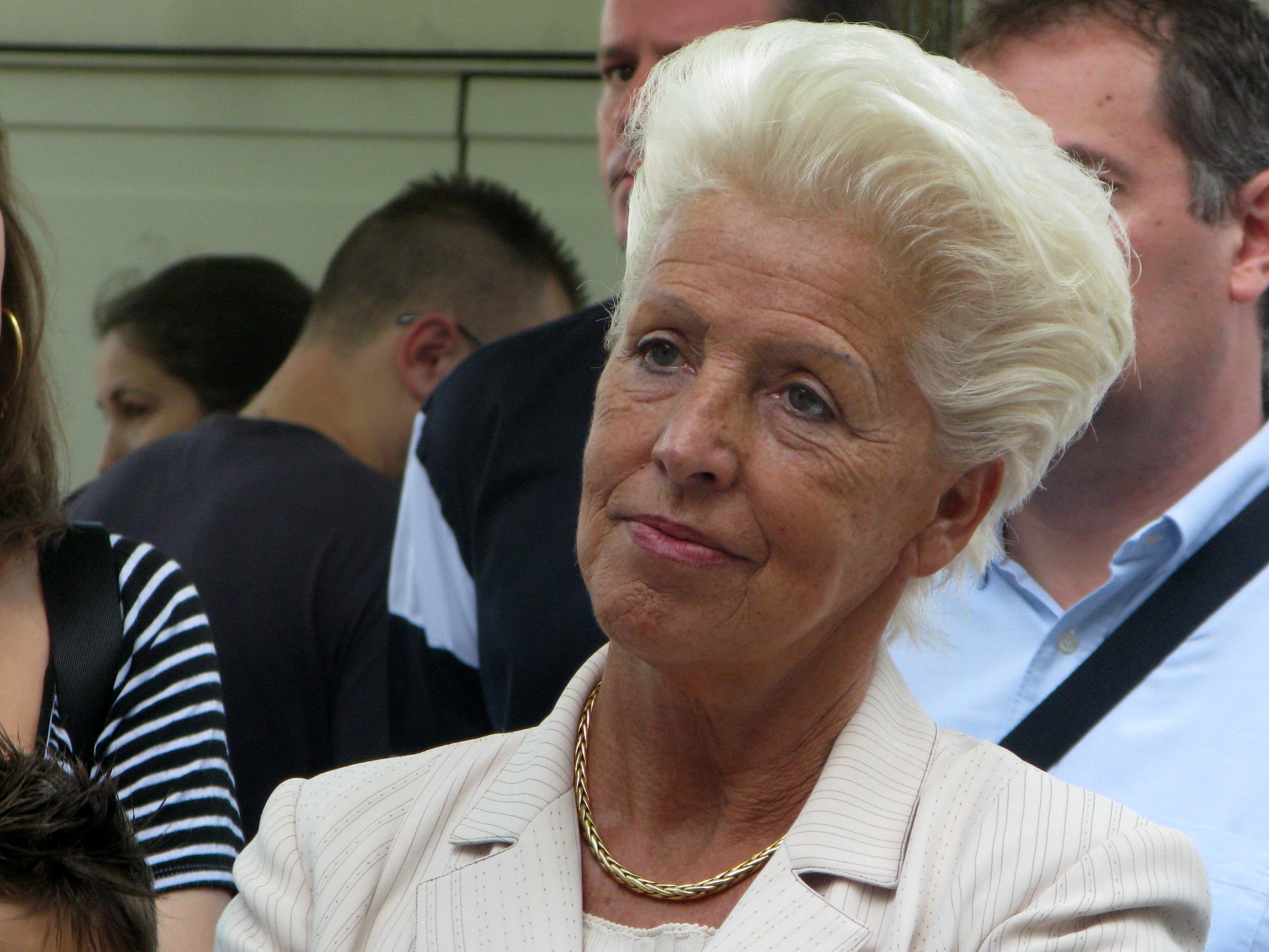 Elisabeth Hermanville en septembre 2010, lors d'une fête à sa permanence où elle ambitionnait de reprendre les rênes de la mairie lors des élections municipales de 2014. LP/Marie Poussel