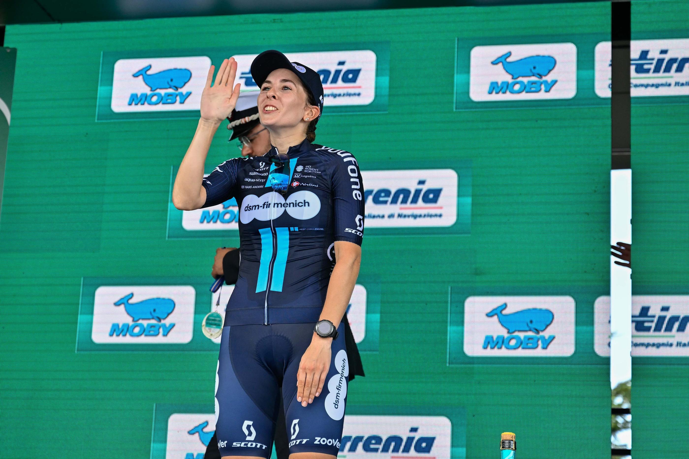 Juliette Labous a terminé à la deuxième place du Giro féminin. Icon sport
