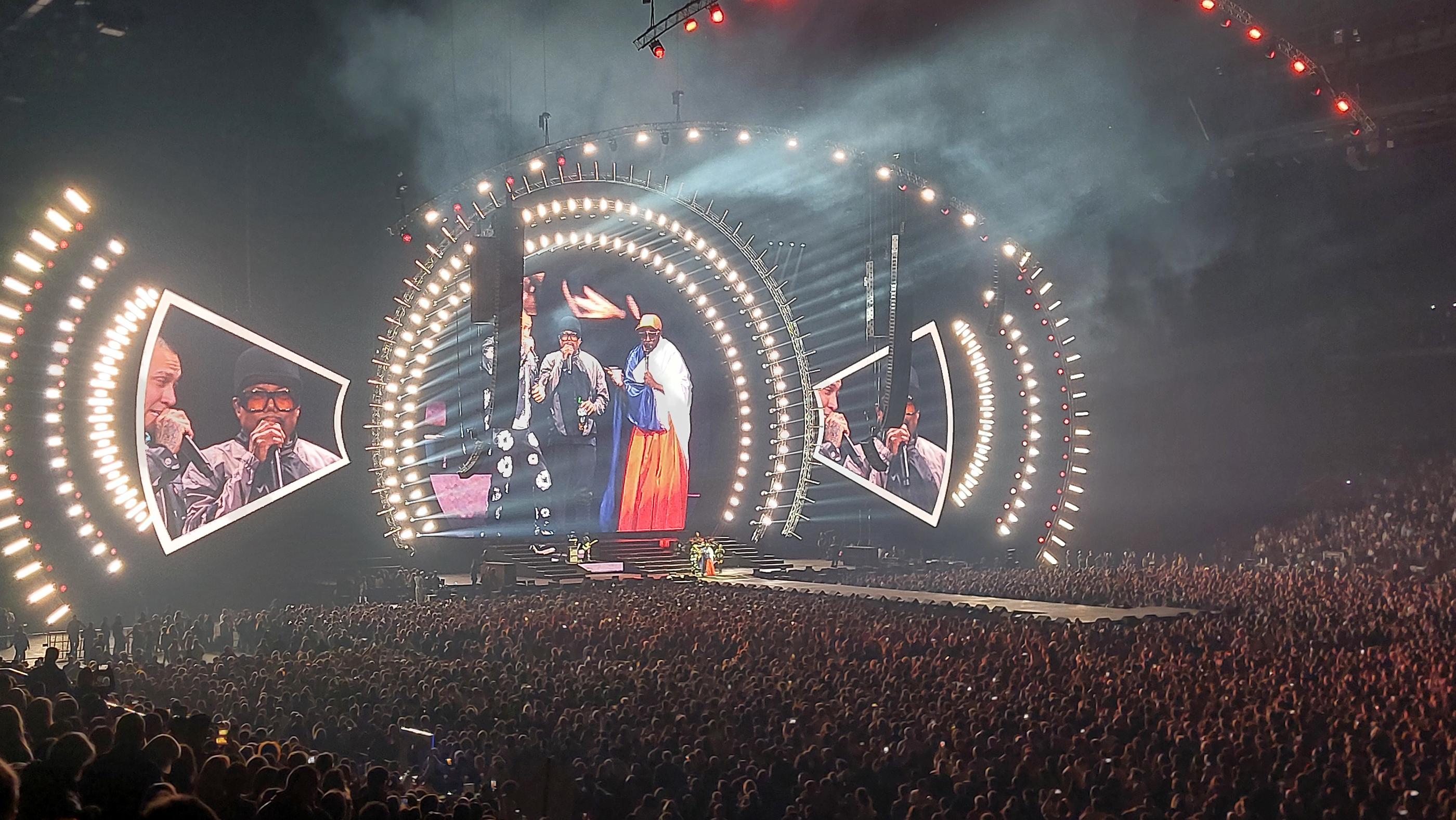 Black Eyed Peas s'est produit ce samedi devant 40 000 personnes à La Défense Arena, pour leur premier concert en France depuis 2018. LP/Sylvain Merle