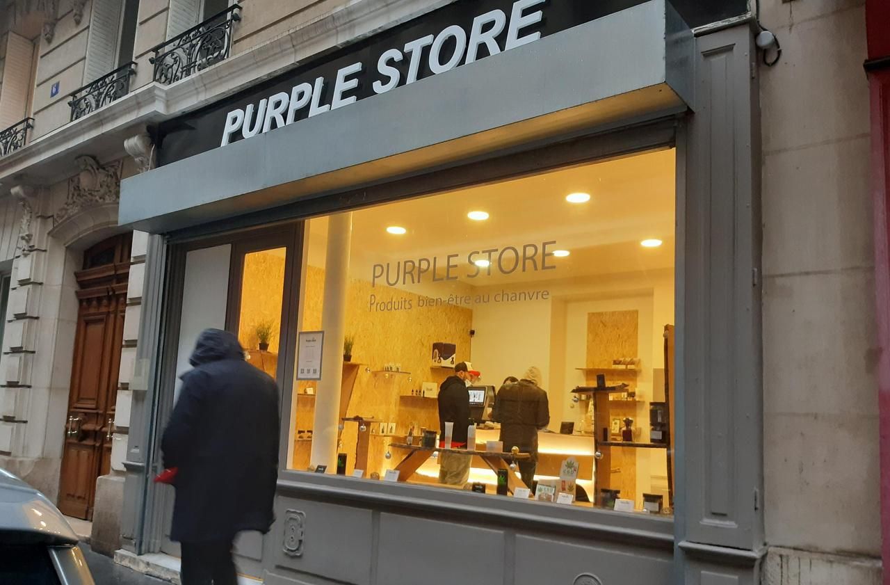 <b></b> Paris (XIV<sup>e</sup>). Purple Store Alésia est l’une des premières boutiques de CBD à avoir ouvert dans la capitale.