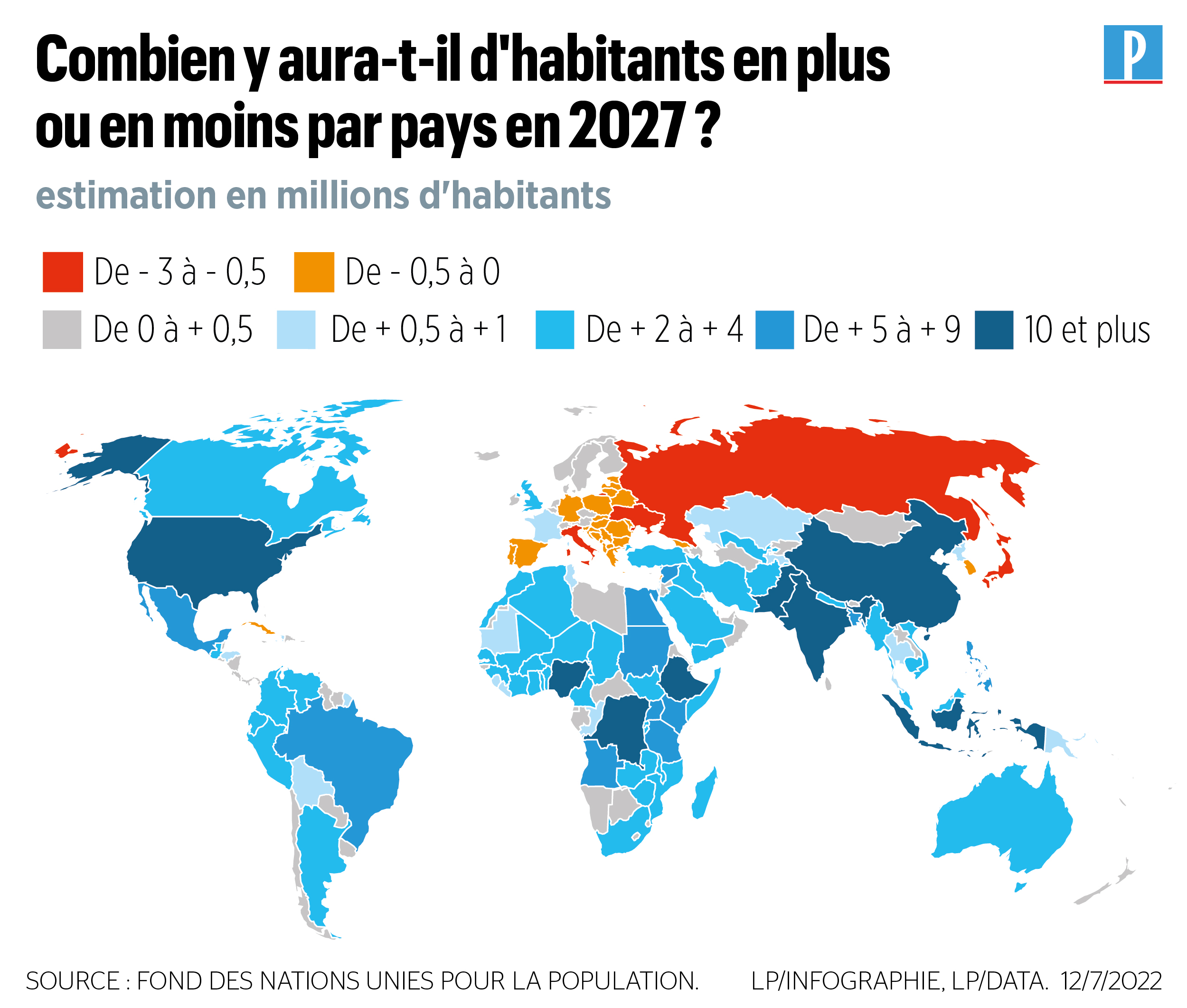 Combien De Personnes Habitent Sur Terre Bientôt 8 milliards sur Terre : pourquoi la hausse démographique est moins  problématique que celle des richesses - Le Parisien