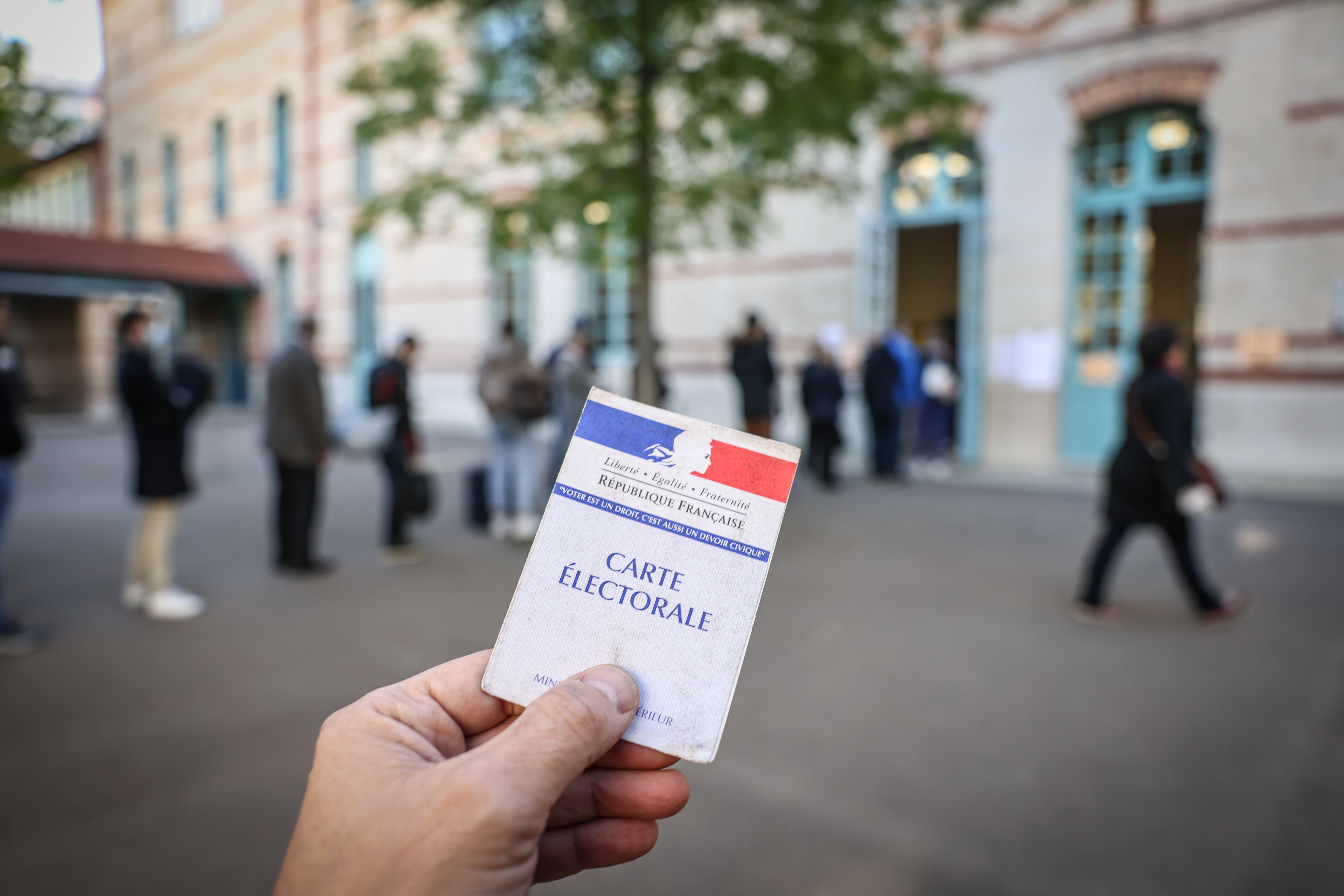 Politique
Paris XVe, le 10 avril 2022
Premier tour de l'élection présidentielle
Illustration d'un bureau de vote
Photo LP / Fred Dugit
