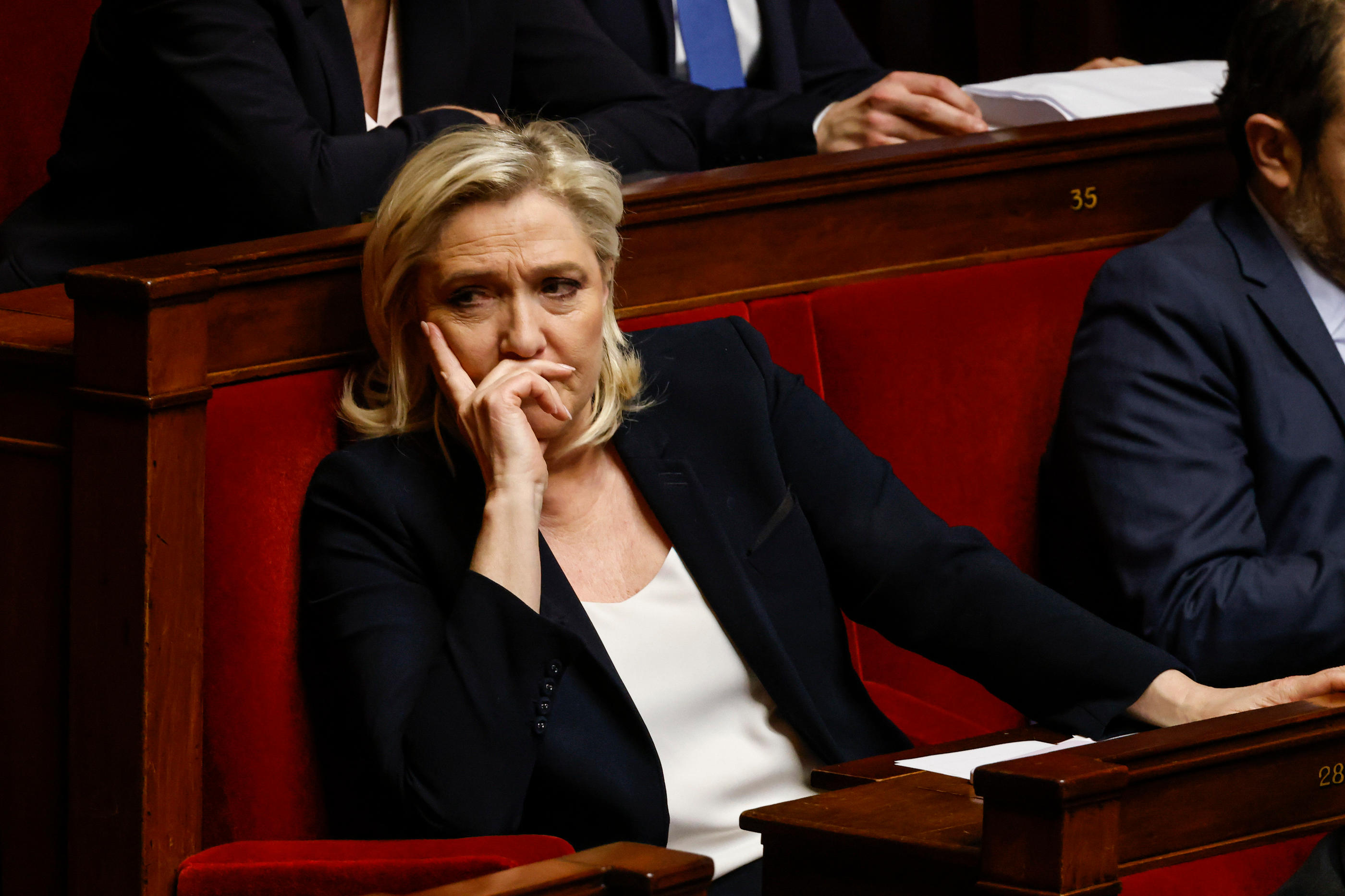 «Je pense que le calendrier n’était pas le bon. Il fallait repousser le vote de la loi sur le dégel électoral et repousser de six mois les élections provinciales», a expliqué Marine Le Pen. (Archives) LP/Olivier Corsan