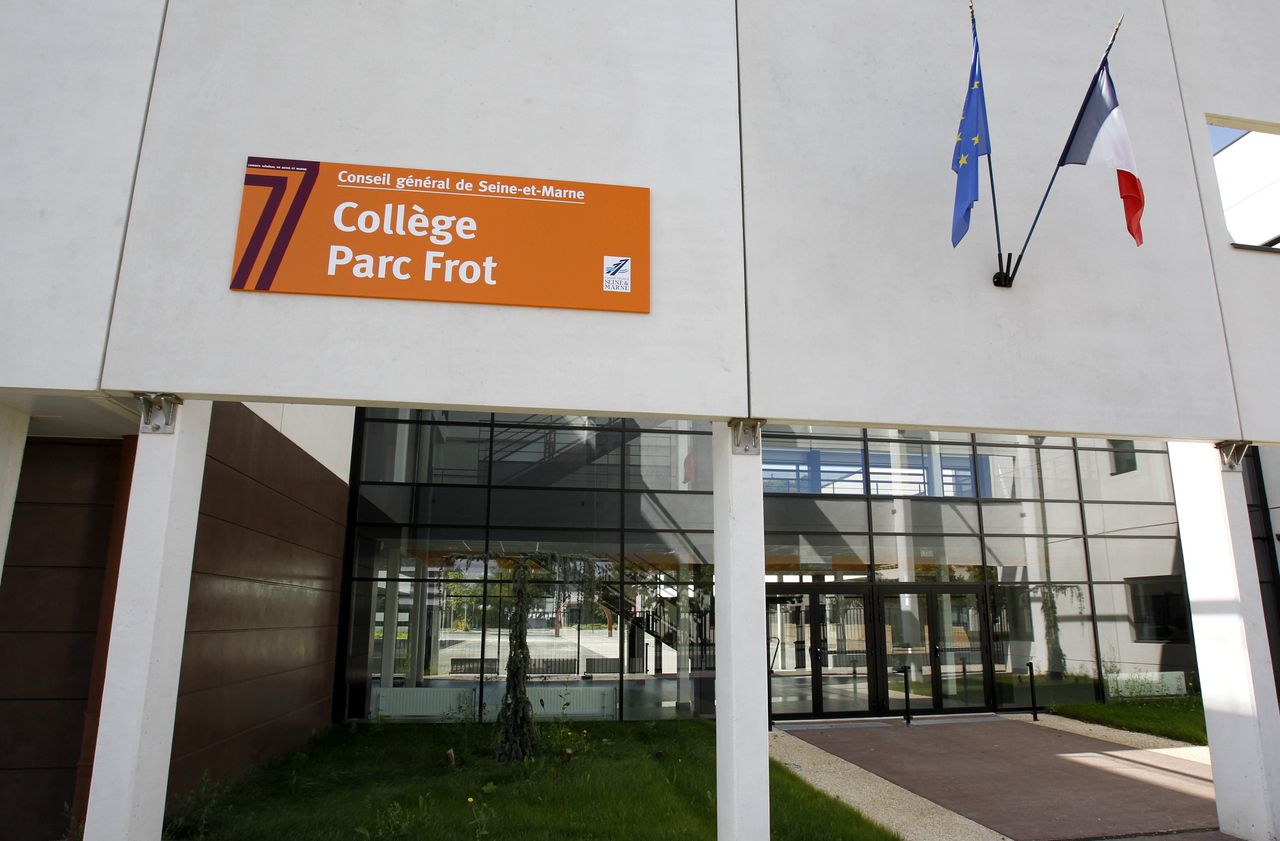 <b></b> Illustration. Le collège du Parc Frot à Meaux fait partie des six établissements à accueillir les enfants « prioritaires ». 