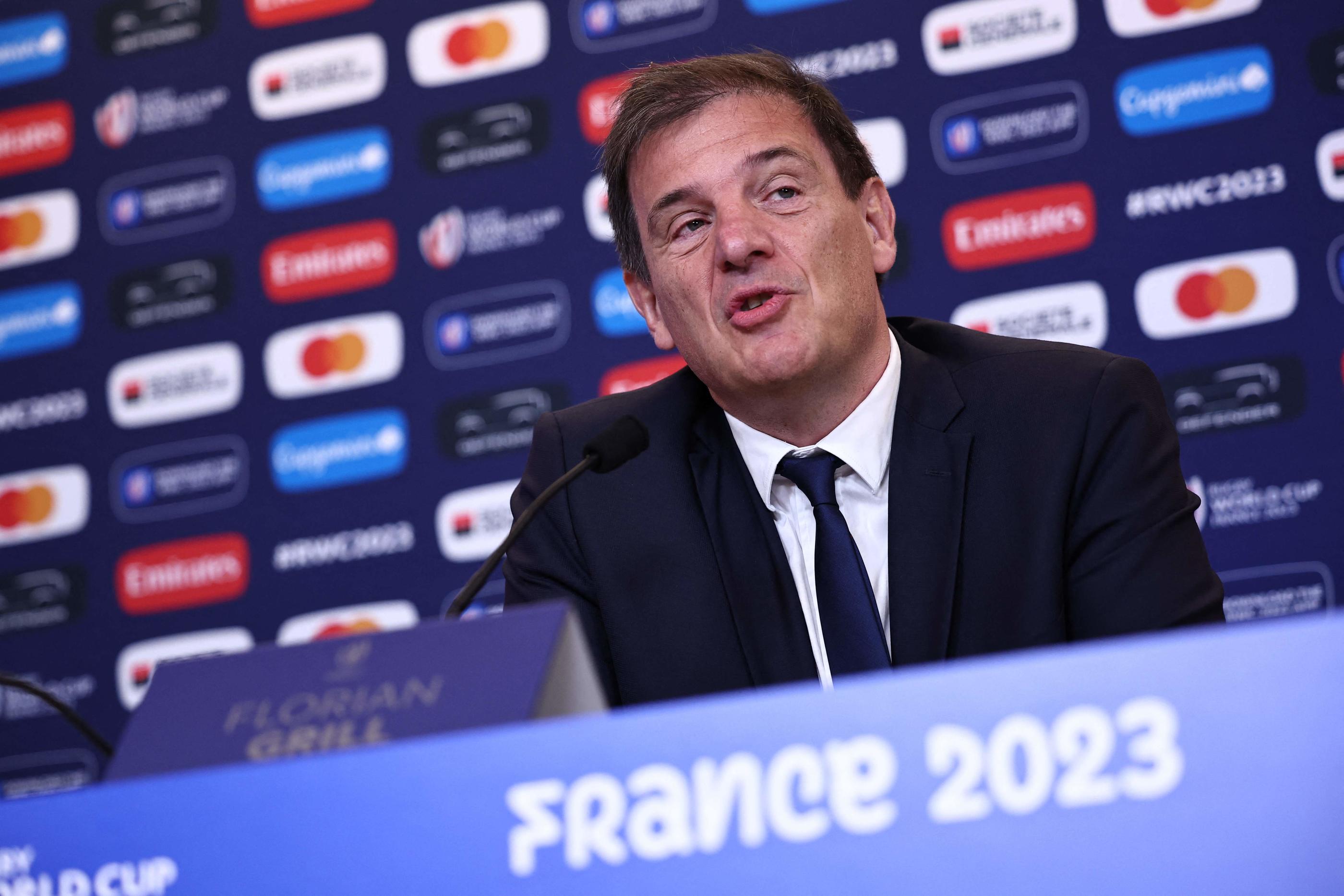 Florian Grill a repris les négociations des primes des Bleus pour la Coupe du monde après son élection à la tête de la Fédération française mi-juin. Photo AFP/Anne-Christine Poujoulat