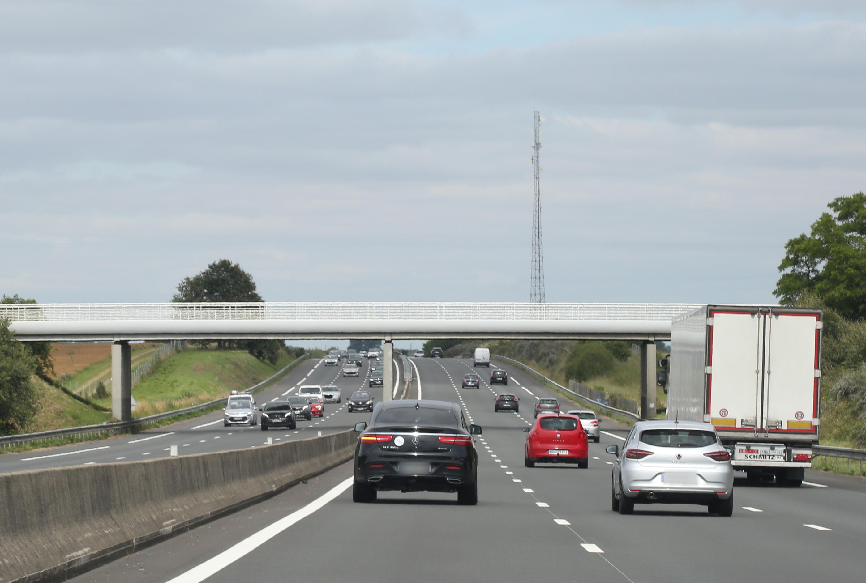 L'automobiliste s'est jeté sur les voies de l'A10, à hauteur de Sainte-Eulalie, en Gironde. (Illustration) LP/ Aurélie Audureau