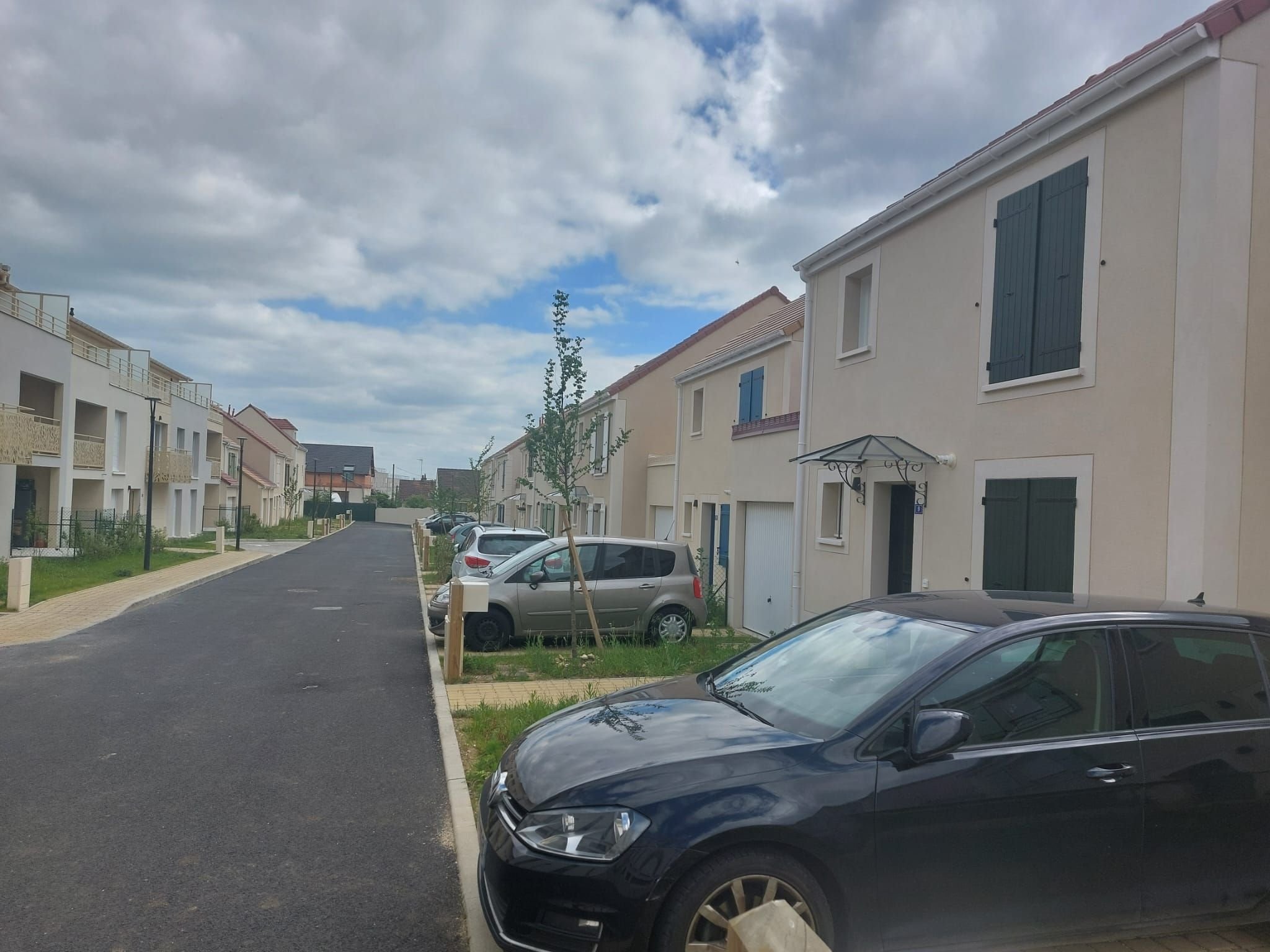 Chanteloup-les-Vignes (Yvelines), le 13 mai. Le nouveau lotissement de la Ravinière correspond aux nouvelles exigences de la commune avec des pavillons qui poussent comme des champignons. LP/Stéphane Corby