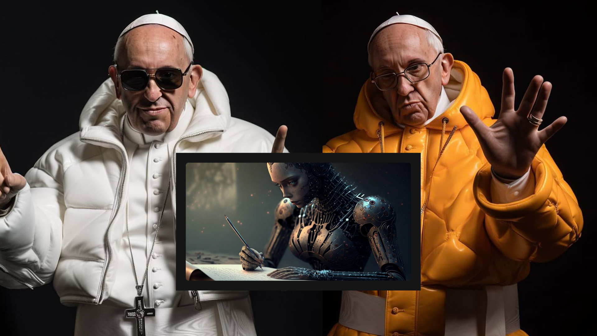 Ces dernières photos du Pape François en doudoune, devenues virales ces derniers jours, ont beau être extrêmement réalistes, il s'agit en réalité d'un fake généré par l'IA.