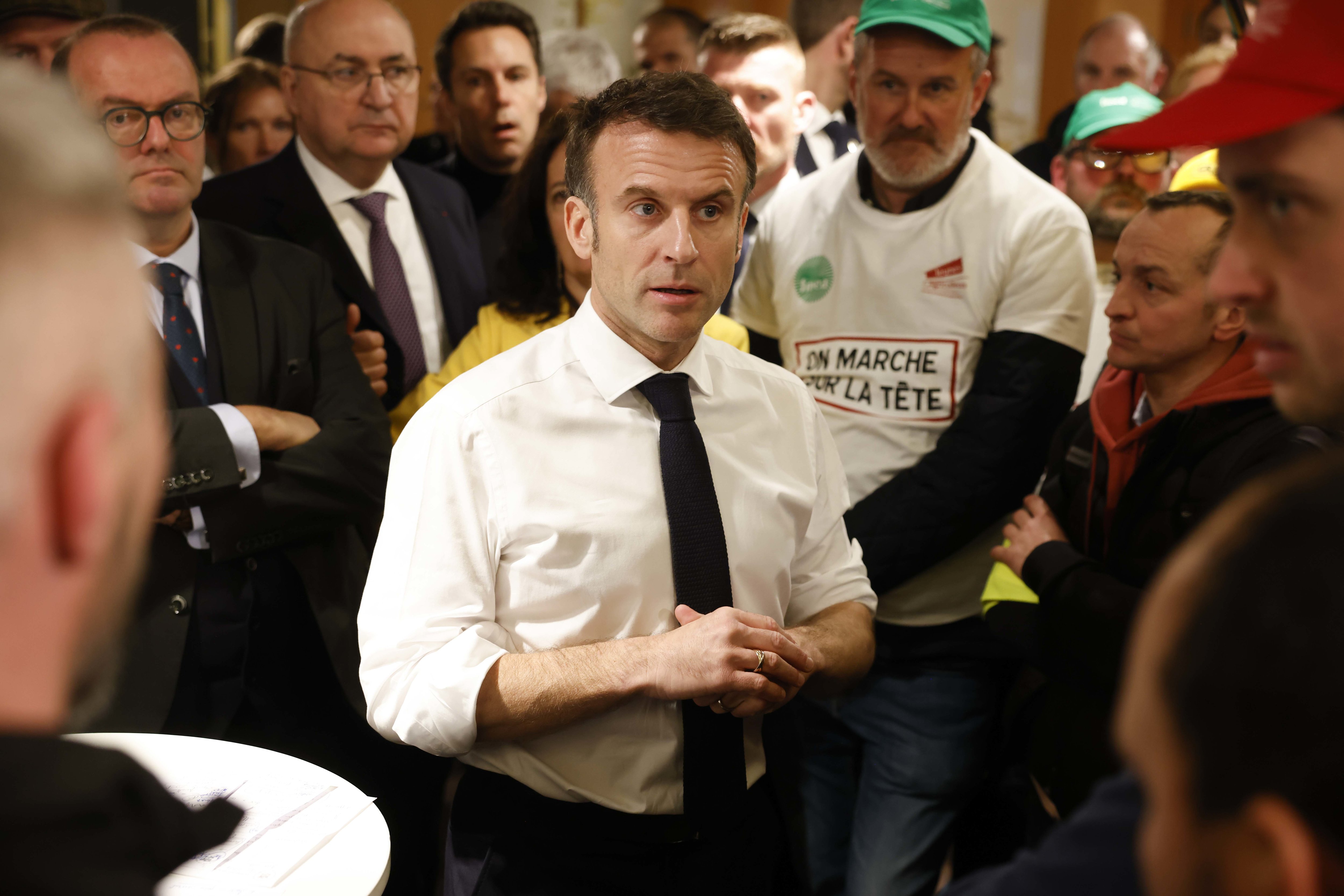 Emmanuel Macron s'est exprimé ce dimanche dans les colonnes du Figaro. LP/Olivier Corsan