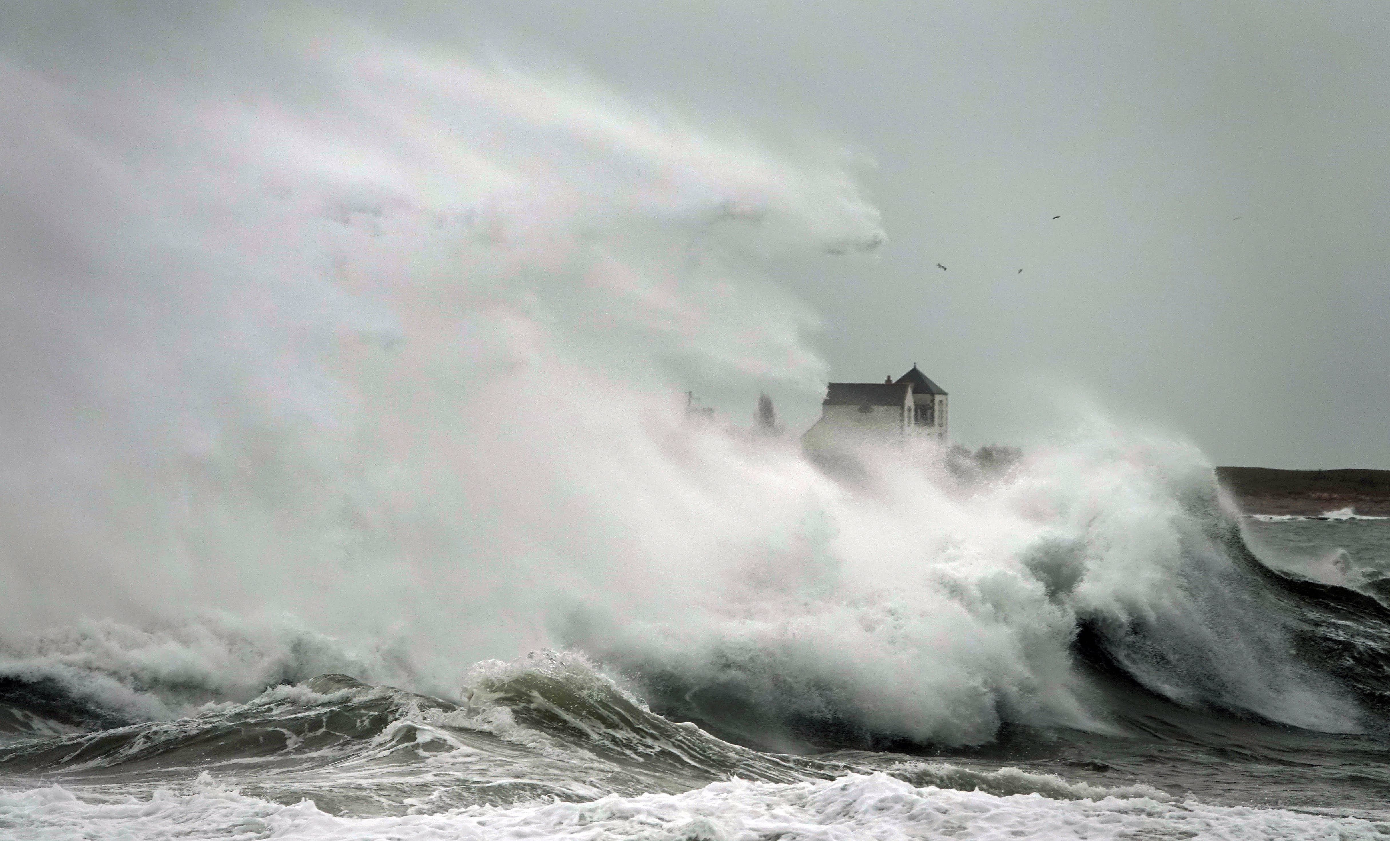 La tempête Ciarán va toucher le quart nord-ouest de la France dans la nuit de mercredi 1er à jeudi 2 novembre. Sélection Icono/ Béatrice Le Grand