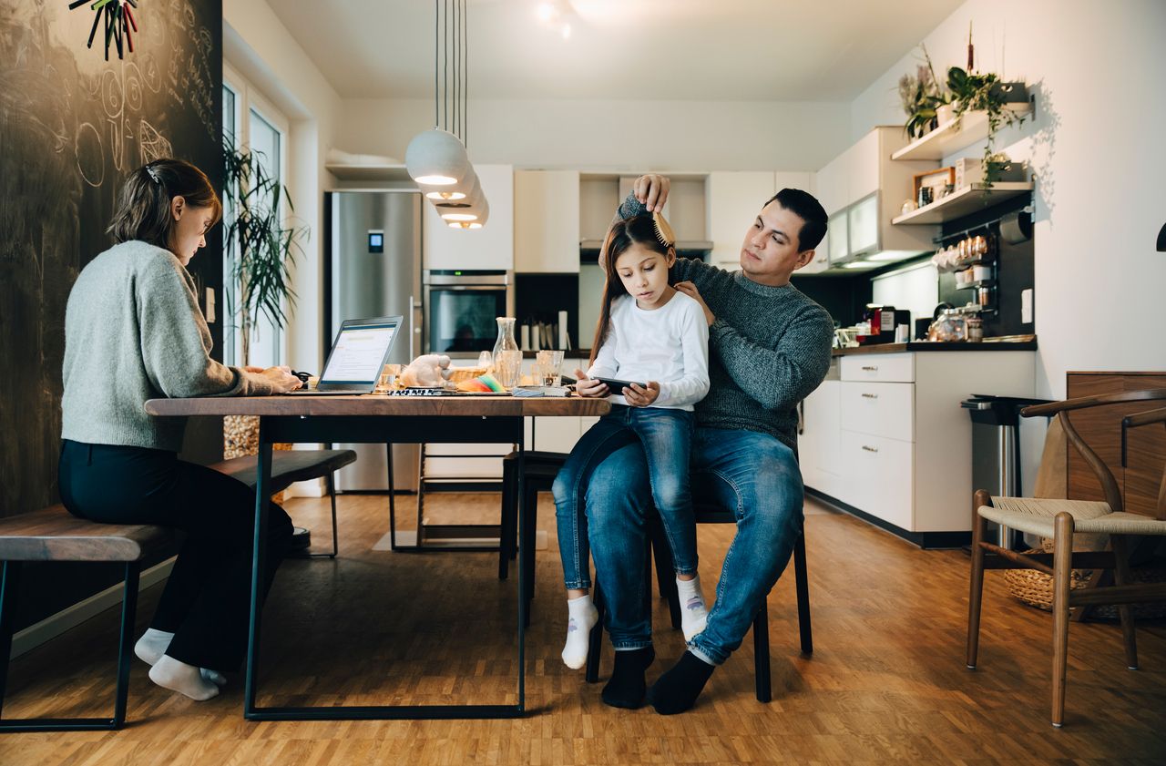 Qui va s'occuper des enfants, maman ou papa ?