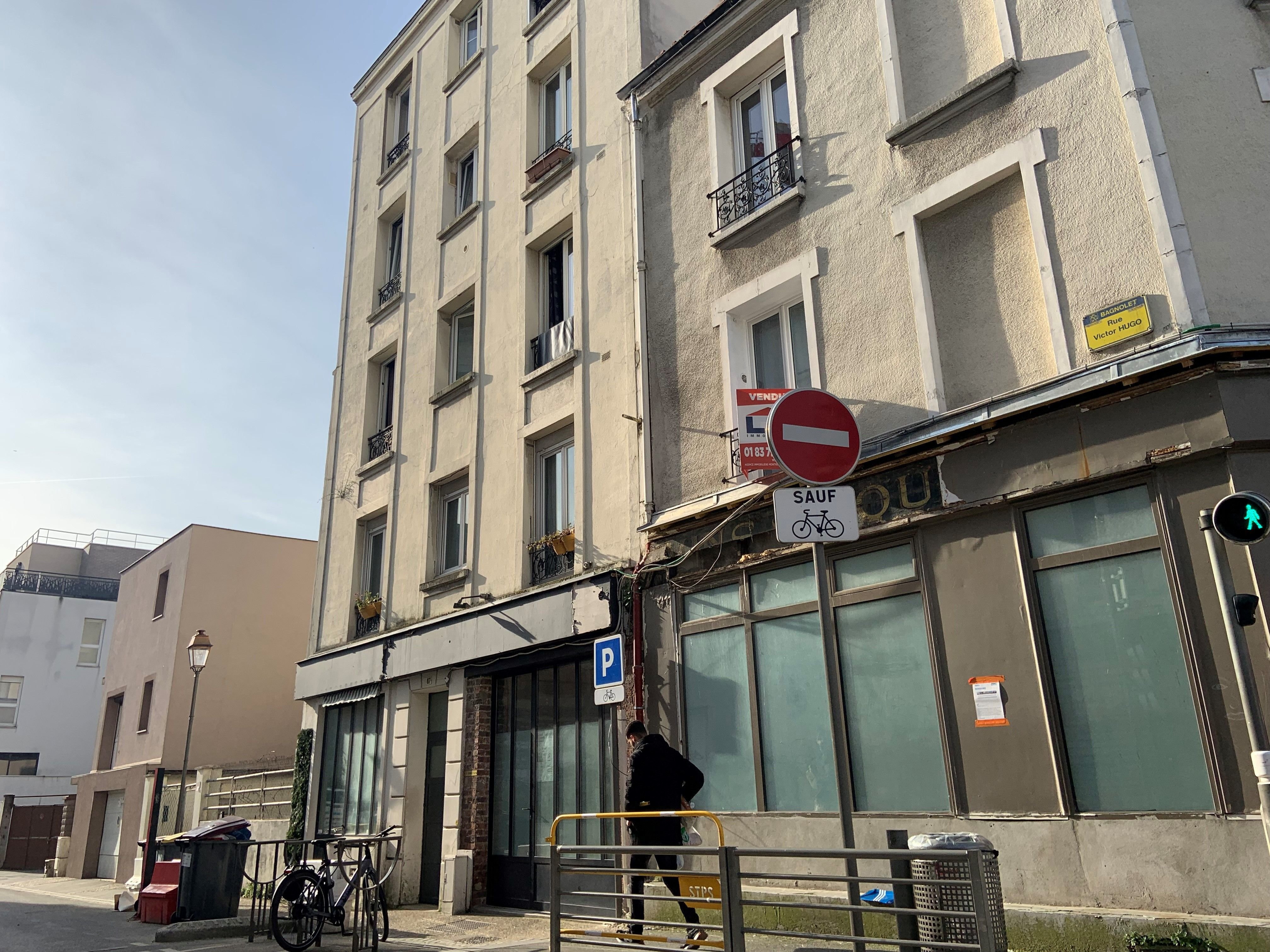 Bagnolet (Seine-Saint-Denis), rue Victor-Hugo, le 21 mars. C'est devant cet immeuble qu'un habitant avait été verbalisé à 43 reprises le 24 janvier. LP/C.P.