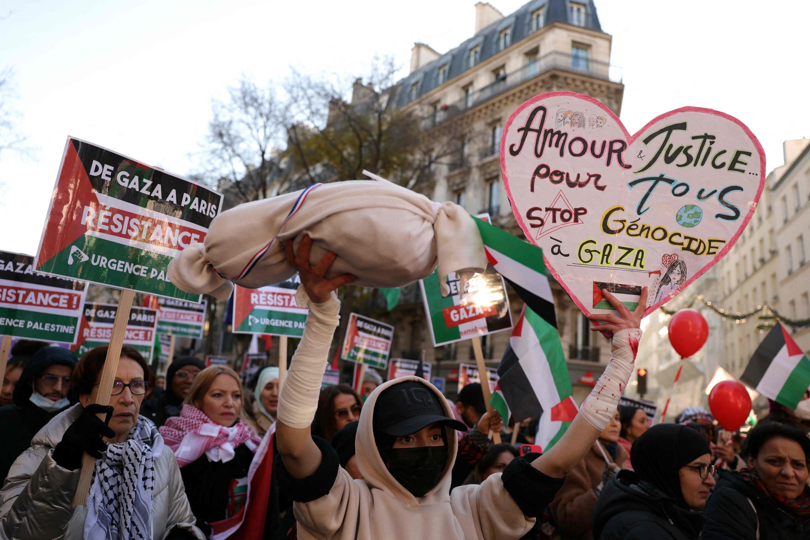 24 pièces écharpe drapeau palestinien -  France